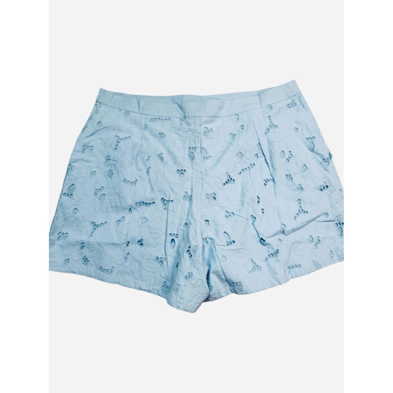 French Connection NWT New French Connection Rhodes Embroidered Cotton Blue Sh Size 34" / US 12 / IT 48 - 3 Thumbnail