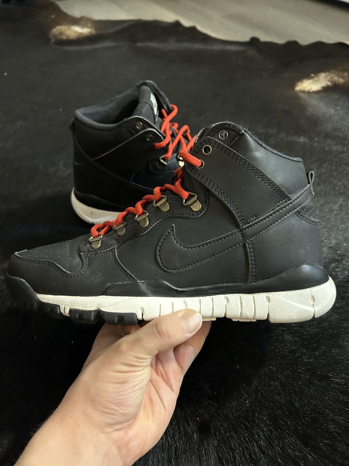 Nike Nike Sb Dunk High Winter Boot Black Sail Size US 9 / EU 42 - 3 Thumbnail