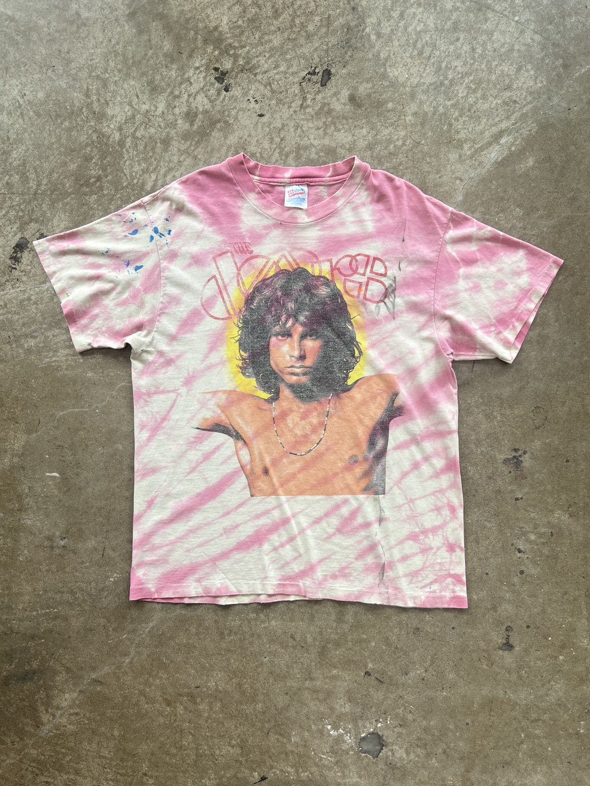 Band Tees Vintage The Doors Jim Morrison Tie Dye Tee Large Size US L / EU 52-54 / 3 - 2 Thumbnail