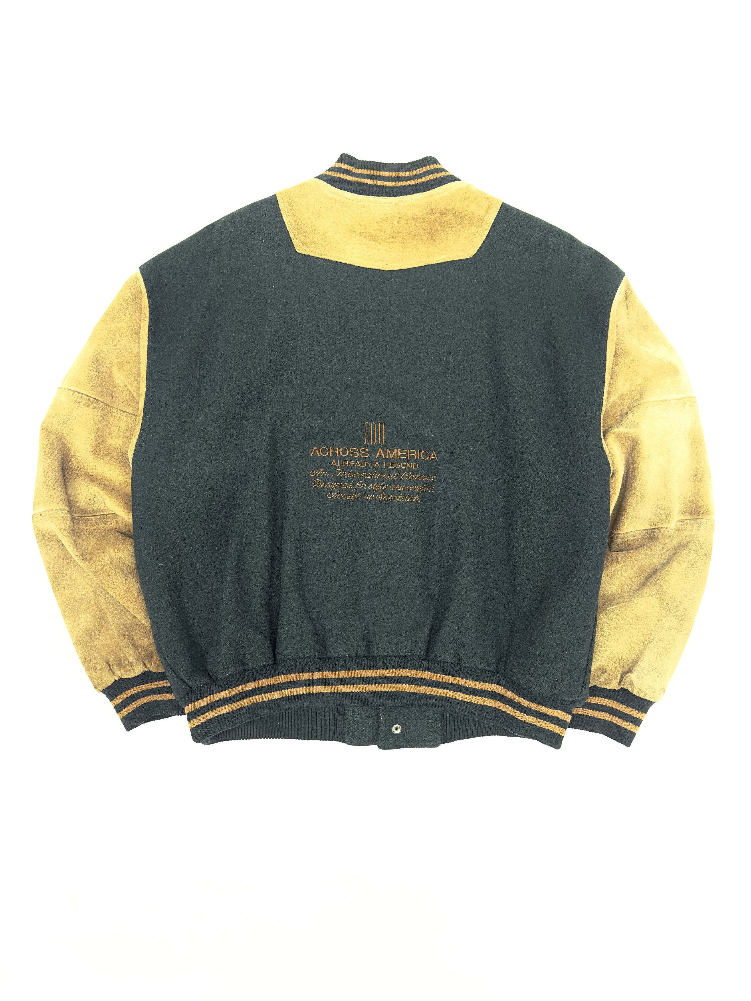 Vintage I.O.U. Across America Already Legend Bomber Jacket Size US XL / EU 56 / 4 - 2 Thumbnail