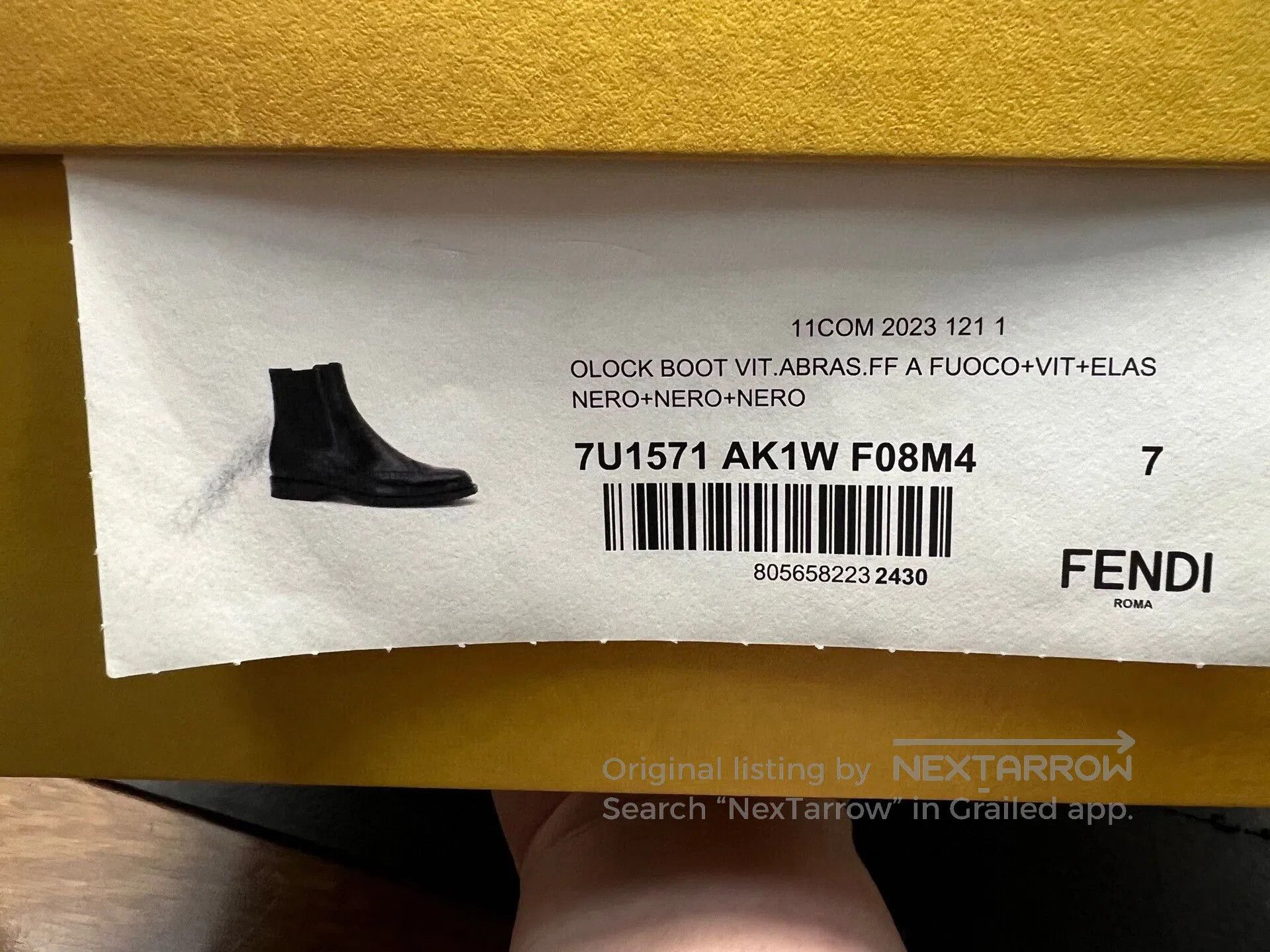 Fendi fendi black leather chelsea boots for men. Size US 7 / EU 40 - 7 Thumbnail
