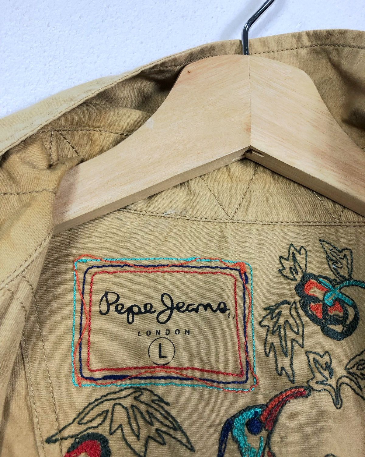 Pepe Jeans Rare Pepe Jeans London Button Ups Shirt Size US L / EU 52-54 / 3 - 9 Thumbnail
