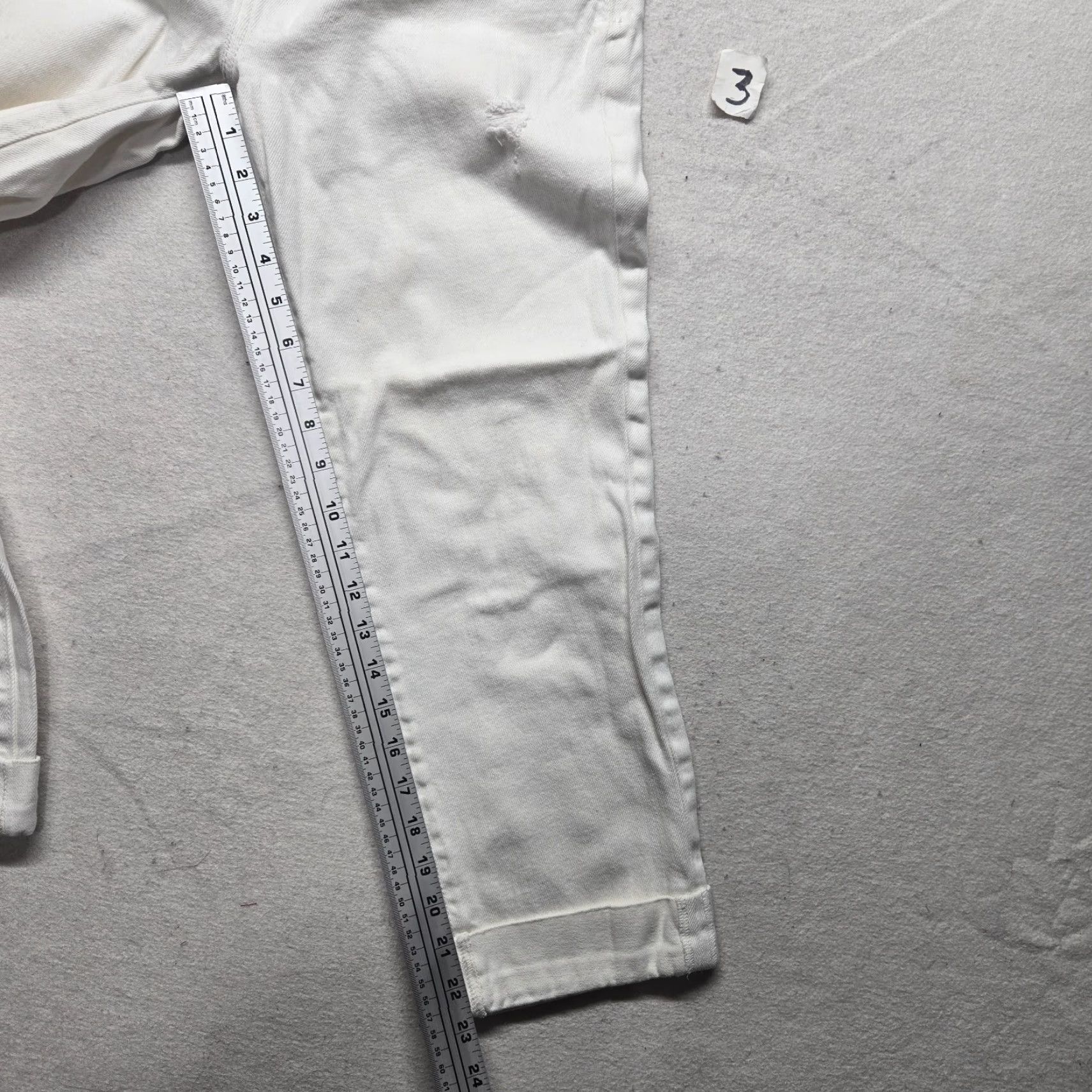 Gap Gap Signature Skinny Ankle Solid White Pants Adult Women's Size 8 Size 30" / US 8 / IT 44 - 6 Thumbnail