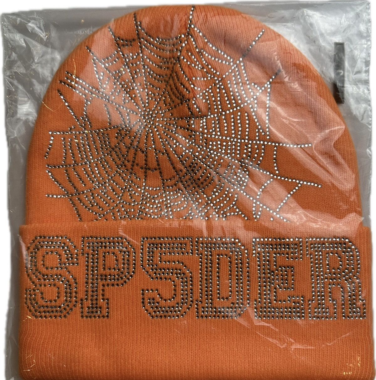 Sp5der Sp5der Rhinestone Beanie Size ONE SIZE - 4 Thumbnail