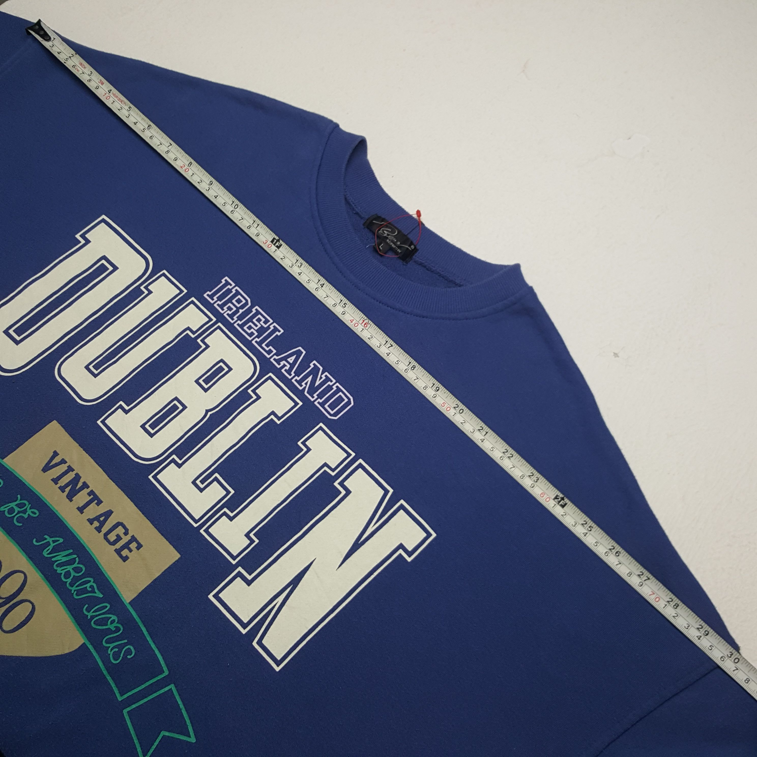 Vintage Vintage Ireland Dublin Sweatshirt Size US L / EU 52-54 / 3 - 5 Thumbnail
