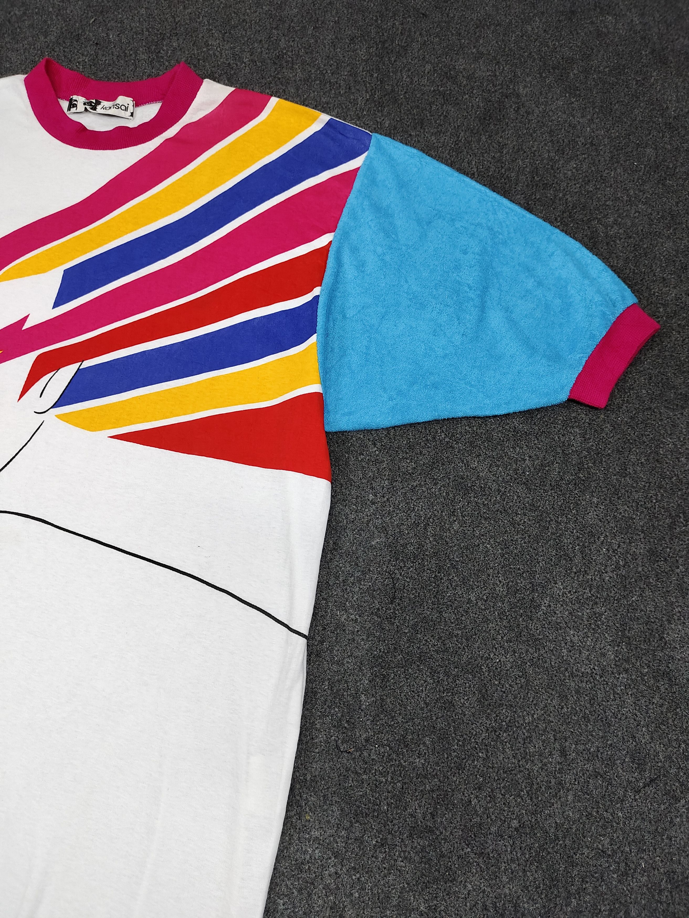 Kansai Yamamoto ARCHIVE🔥80s Kansai "Humming Honda" David Bowie Inspired Tee Size US M / EU 48-50 / 2 - 3 Thumbnail