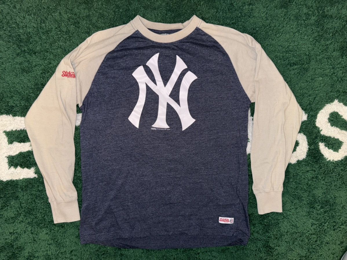 Vintage New York Yankees Stitches Long Sleeve Sz.L Size US L / EU 52-54 / 3 - 2 Thumbnail