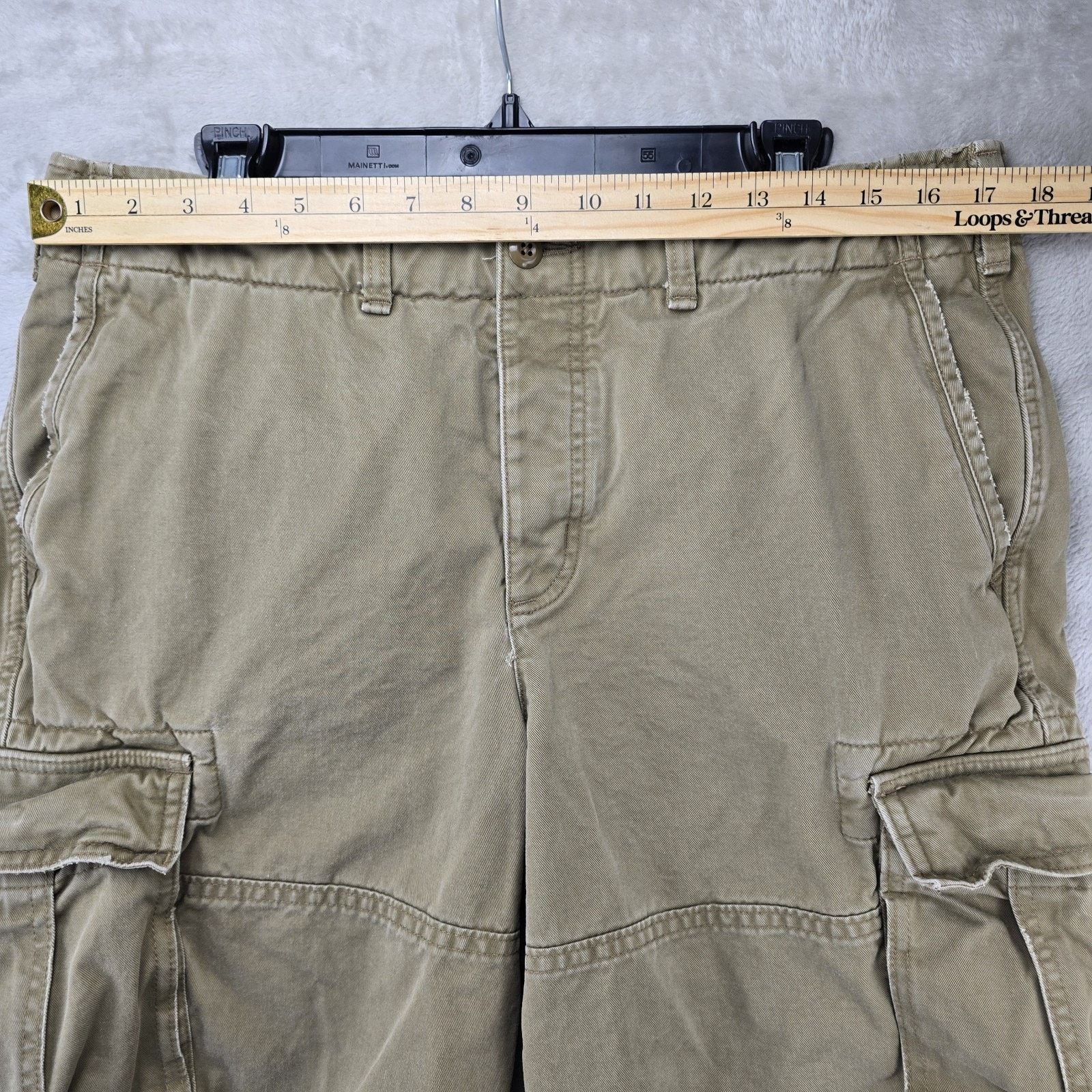 Abercrombie & Fitch Vintage Abercrombie & Fitch Cargo Shorts 33 (Fits 35x10) Size US 33 - 8 Thumbnail