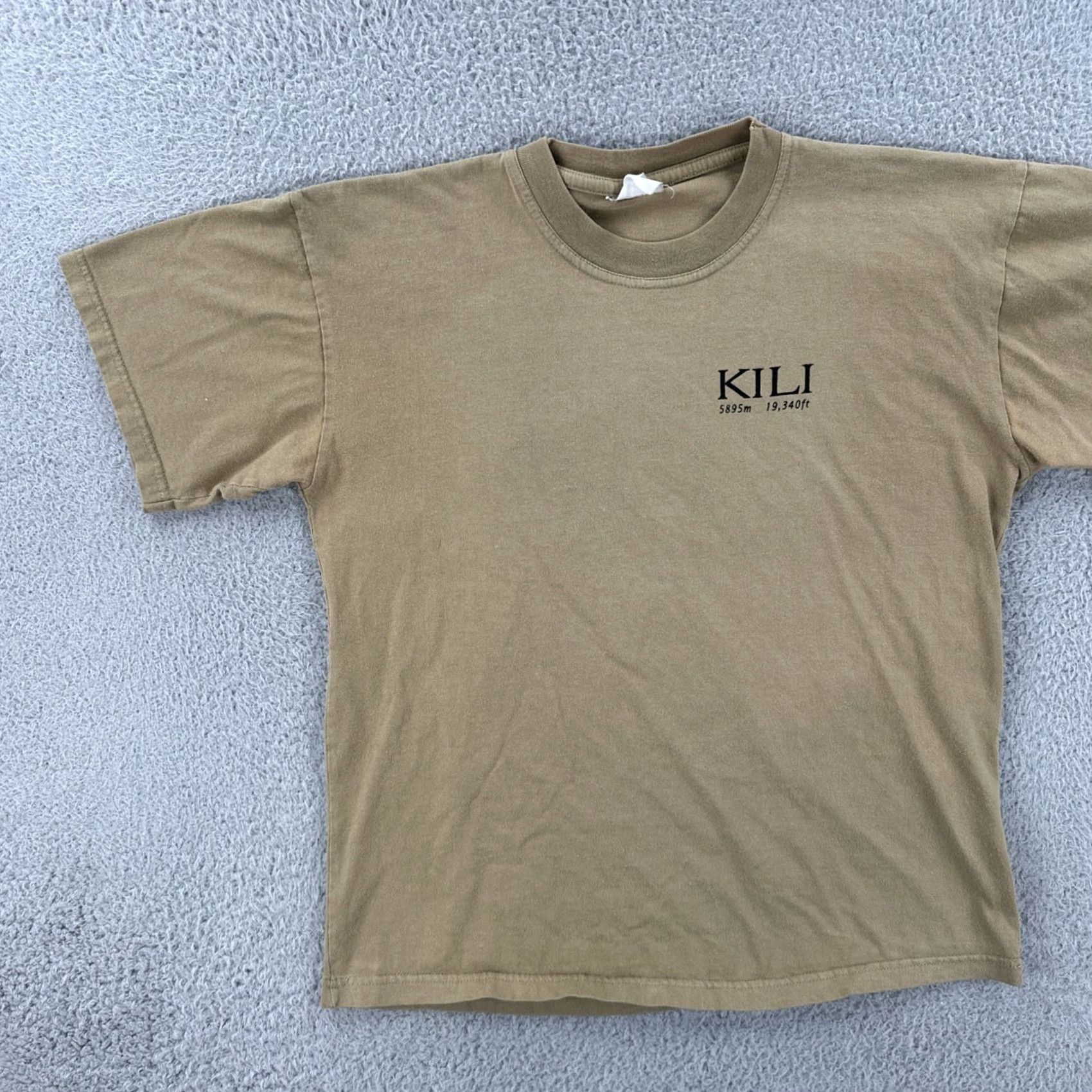 Vintage VINTAGE Kilimanjaro Men’s Small Brown T Shirt Mount Kilimanjaro Africa Shirt Mens Short Sleeve Crew Neck 90s Outdoor Africa Brown Size US S / EU 44-46 / 1 - 4 Thumbnail