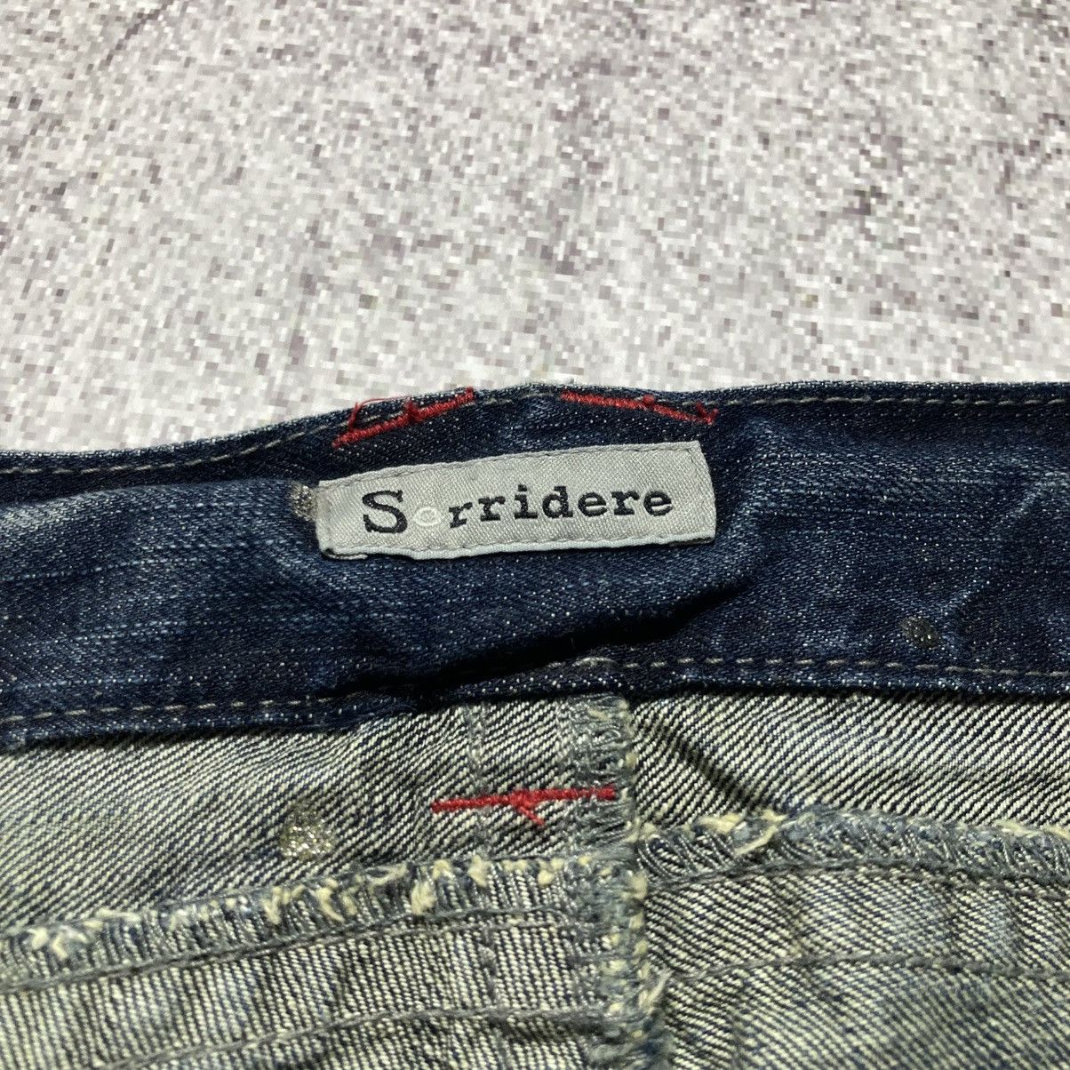 Japanese Brand 2000s Sorridere Distressed Ripped Denim Pants Y2k Grunge Size US 36 / EU 52 - 17 Thumbnail