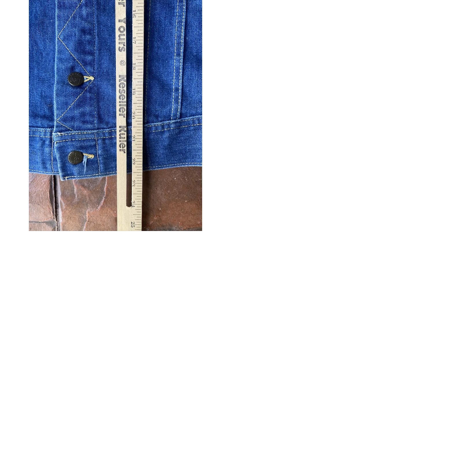 Lee VINTAGE Lee Riders Harley Davidson Denim Jacket Size 28" / US 6 / IT 42 - 10 Thumbnail