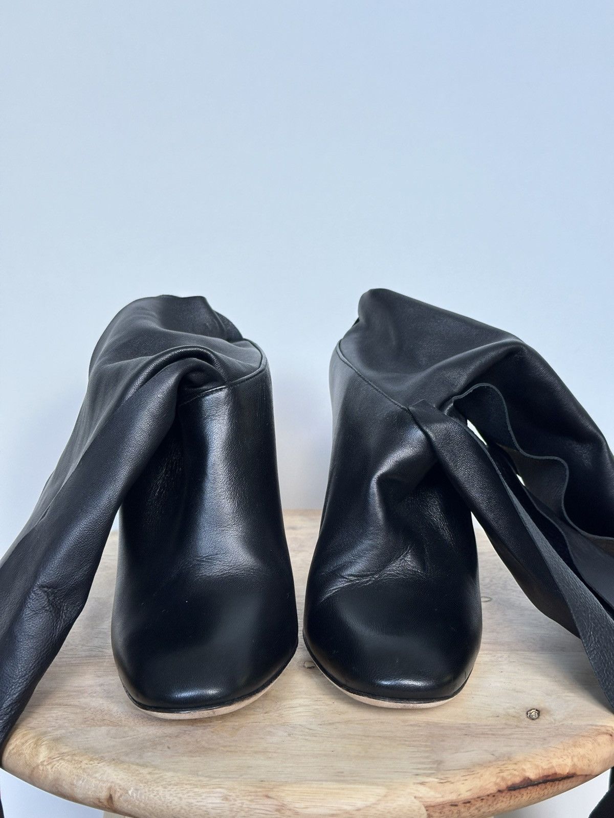 Designer × Dior Dior leather tied boots Rare Size US 5 / IT 35 - 11 Thumbnail