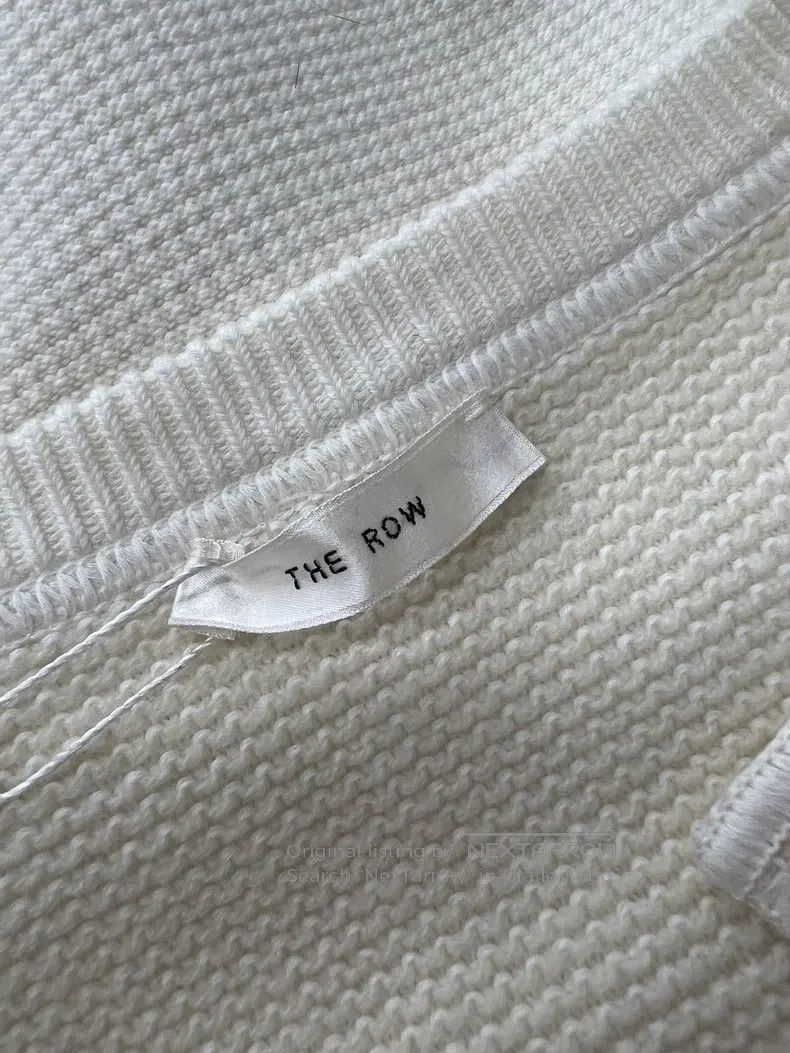 The Row The Row Henley Neck Waffle Sweater Size XS / US 0-2 / IT 36-38 - 4 Thumbnail