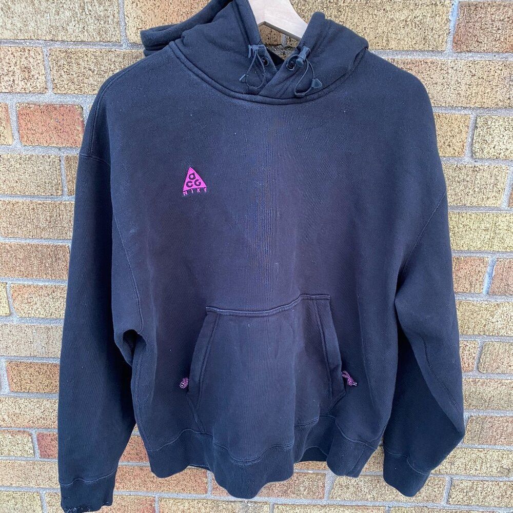 Nike ACG RARE Men's Nike ACG Loose Casual Sports Black Pullover Medi Size US M / EU 48-50 / 2 - 3 Thumbnail