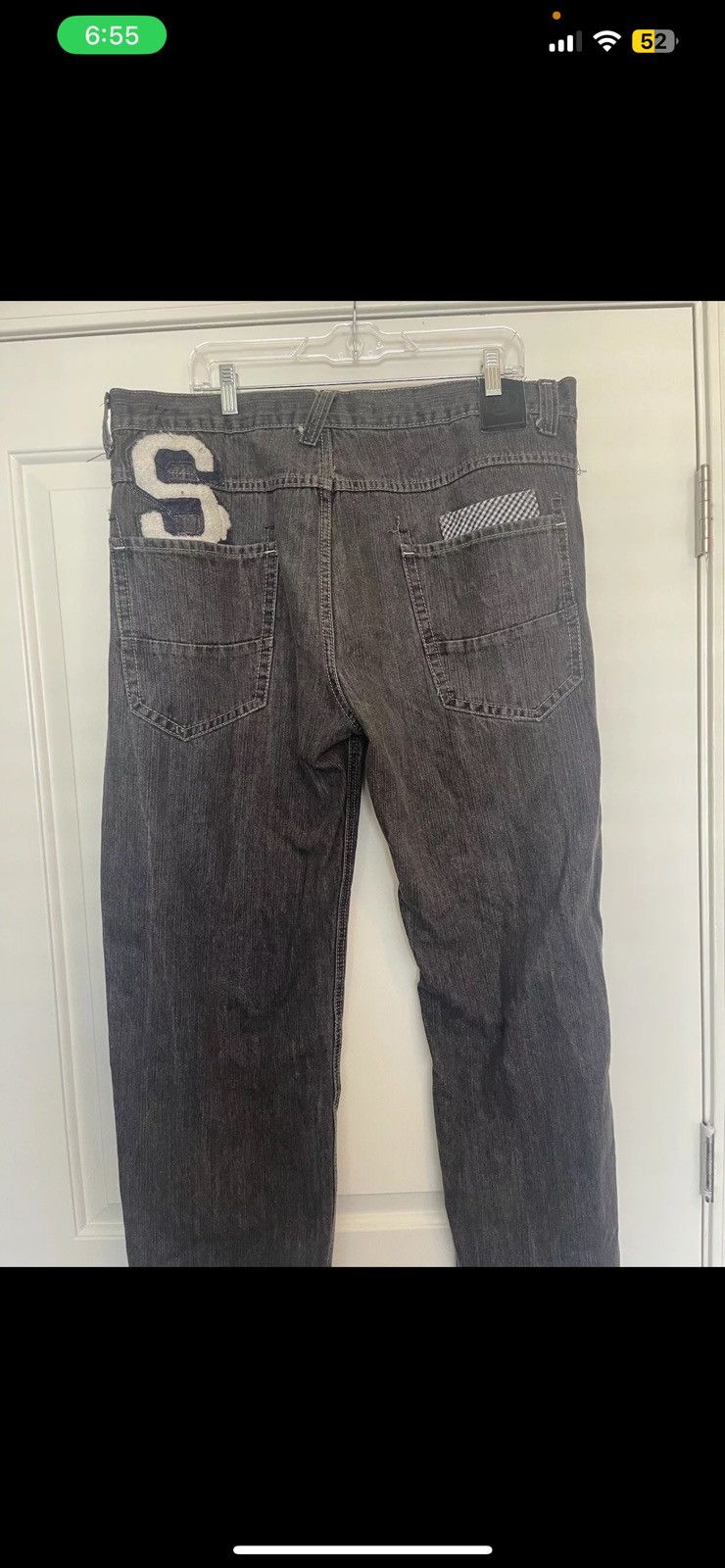 Southpole × Vintage VTG Southpole Jeans Pants Mens Size 42 Black Denim Size US 42 / EU 58 - 3 Thumbnail
