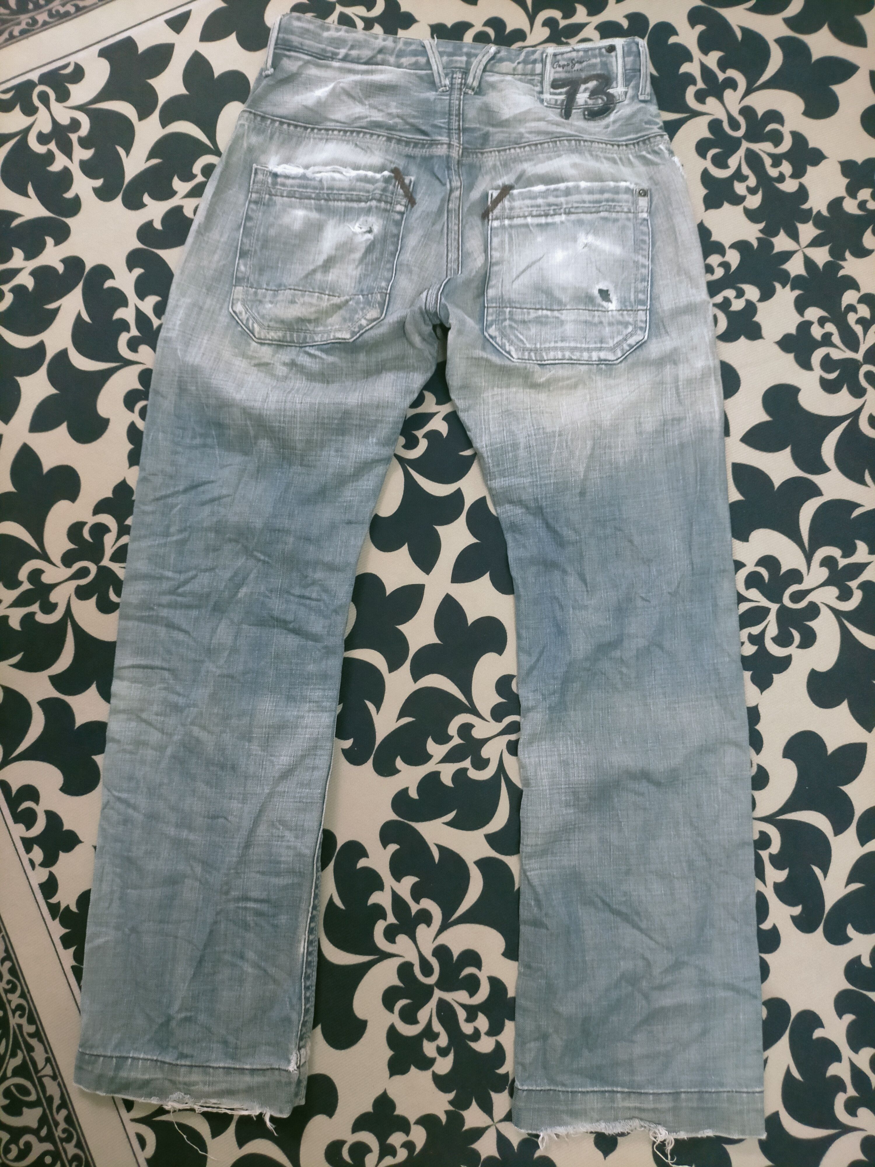 14th Addiction × Pepe Jeans 🔥 Distressed 🔥 Pepe Jeans Mudwash Size US 30 / EU 46 - 7 Thumbnail