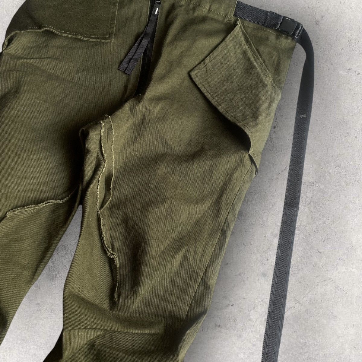 Japanese Brand LOOM OSAKA×SISTERE Slashed Flap Elongated Trousers Size US 32 / EU 48 - 9 Thumbnail