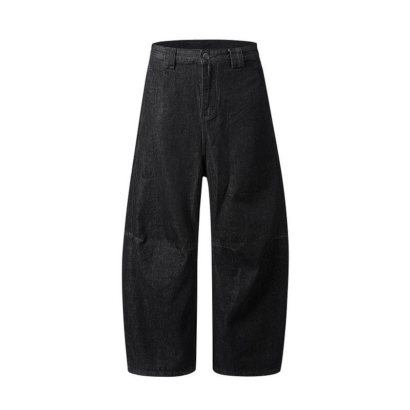 Jean High street washed loose wide-leg classic scimitar jeans Size US 32 / EU 48 - 1 Thumbnail