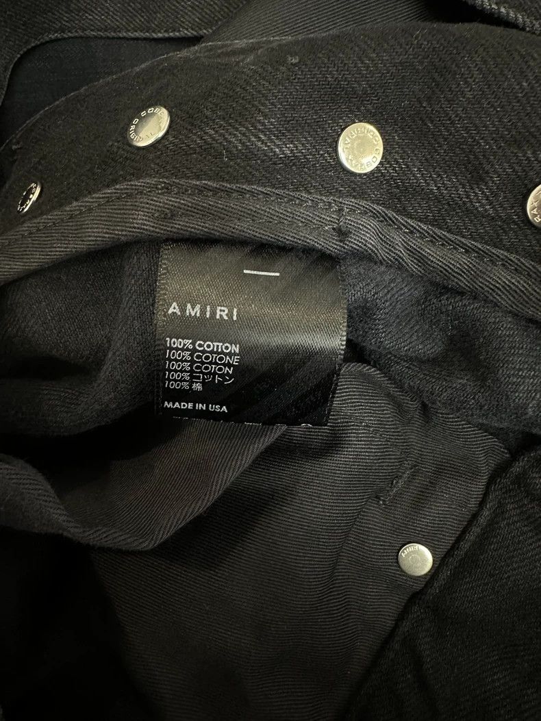 Amiri Amiri Black and gray washed straight loose jeans 2501-Nexta Size US 30 / EU 46 - 7 Thumbnail