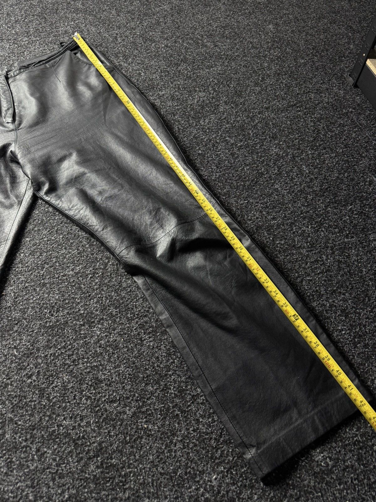Leather Y2K Vintage Leather Pants Opium Style Alt Biker USA Rare Size US 34 / EU 50 - 19 Thumbnail