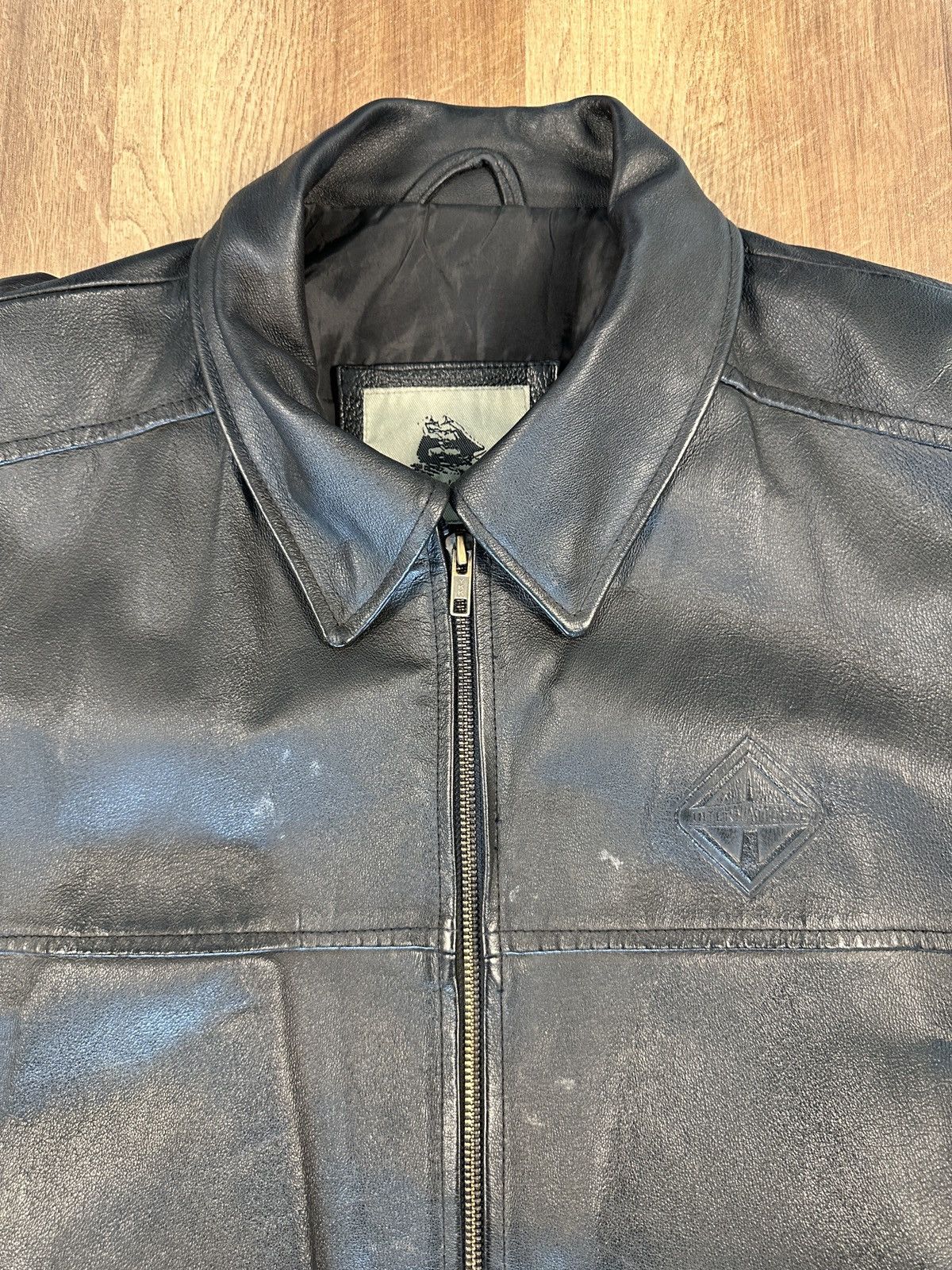 Vintage Burk’s Bay Genuine Leather Napa Jacket Motorcycle Jacket XXL Size US XXL / EU 58 / 5 - 2 Thumbnail
