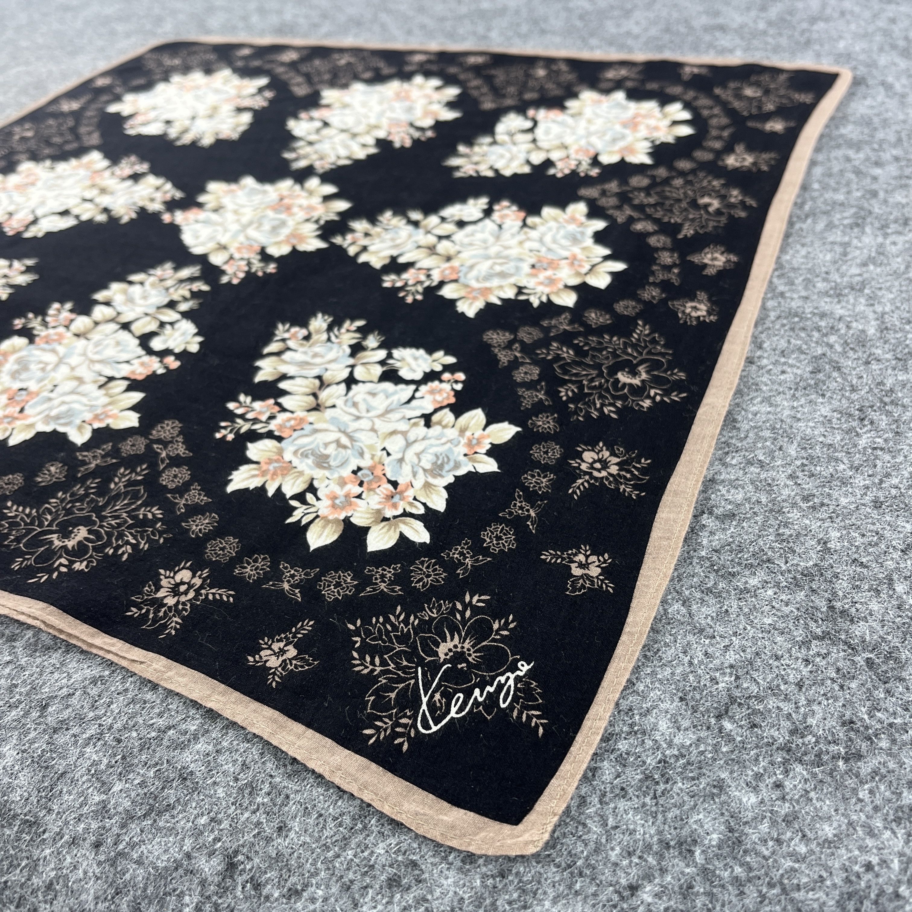 Kenzo × Vintage Kenzo Handkerchief / Bandana / Neckerchief B470 Size ONE SIZE - 4 Thumbnail