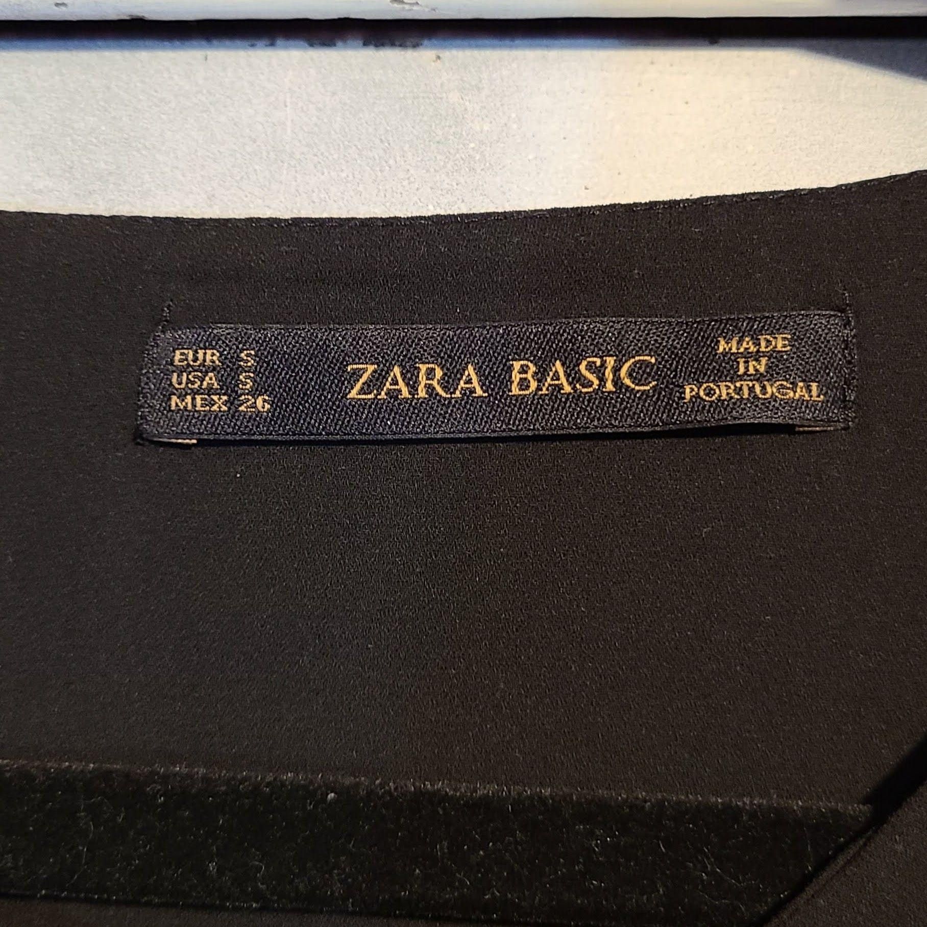 Zara Zara Basic Small Black Layered Blouse Size S / US 4 / IT 40 - 10 Thumbnail