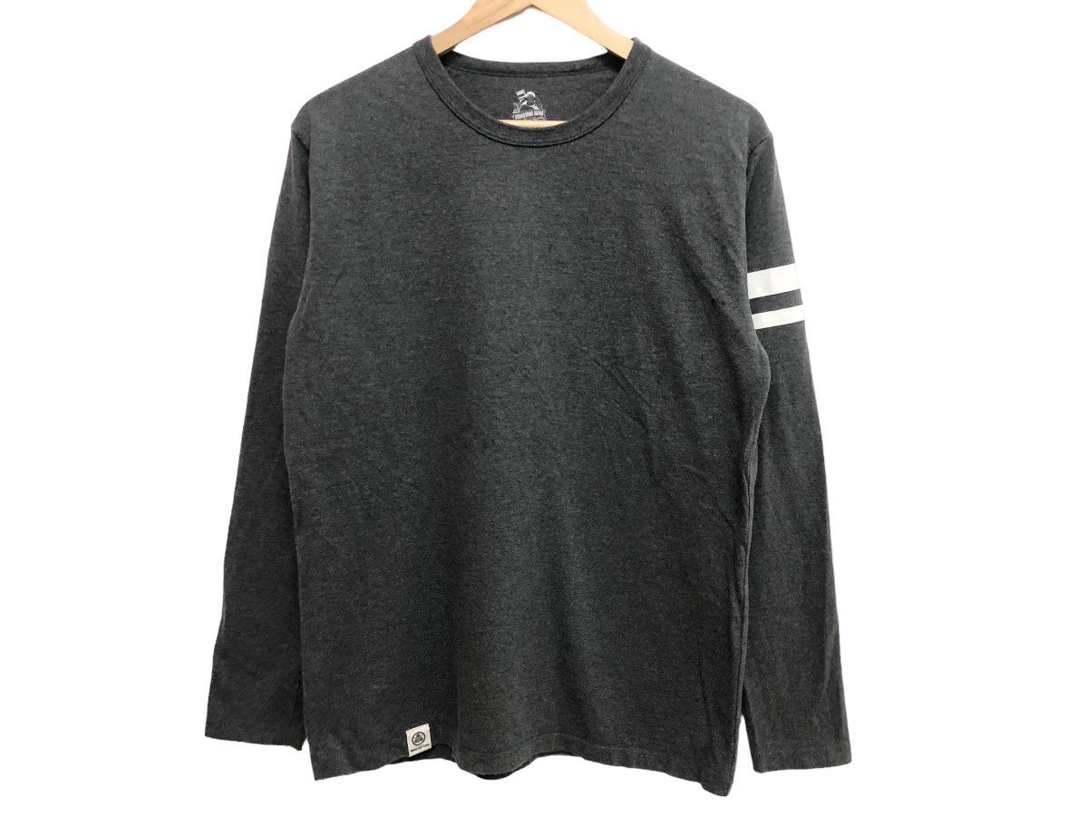 Japan Blue 🇯🇵 MOMOTARO JEANS LONGSLEEVE ICONIC LEFTHAND BATTLE STRIPES Size US L / EU 52-54 / 3 - 1 Thumbnail