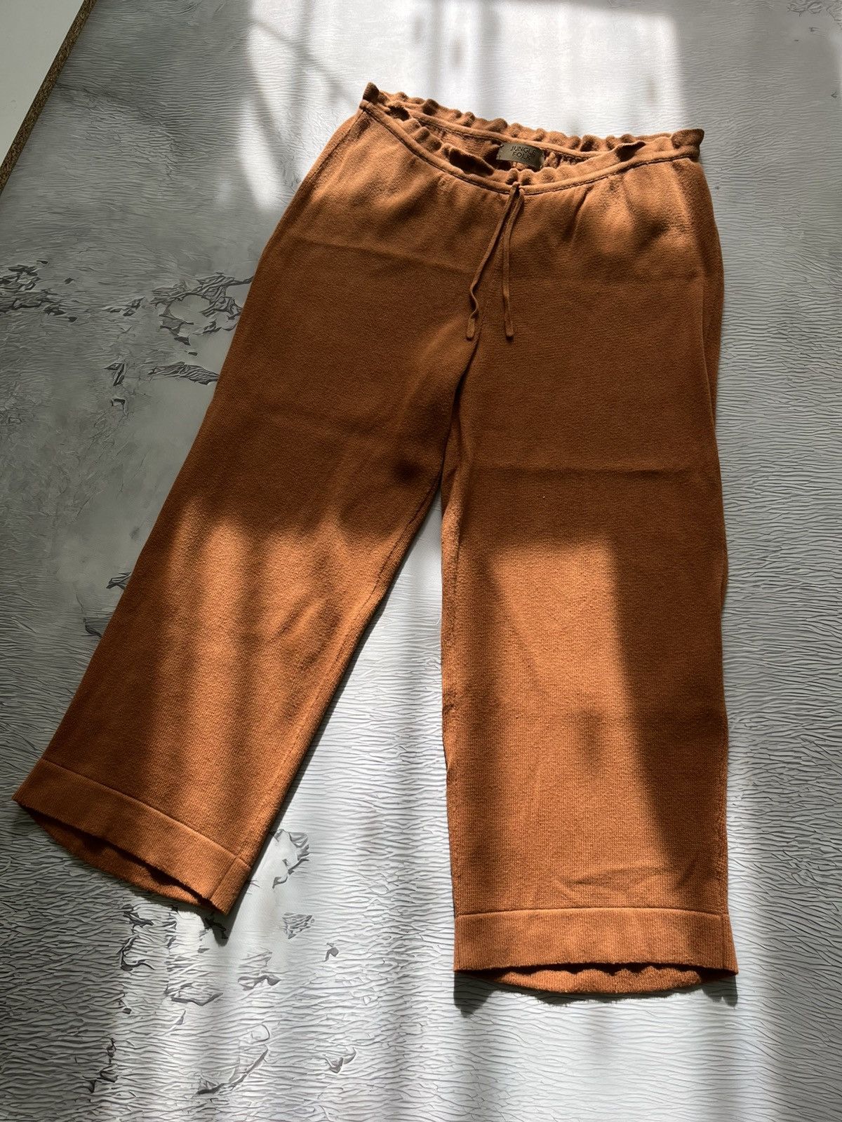 Folk Jungle Folk Streetwear Relaxed Jogger Pants Orange Size US 31 - 3 Thumbnail