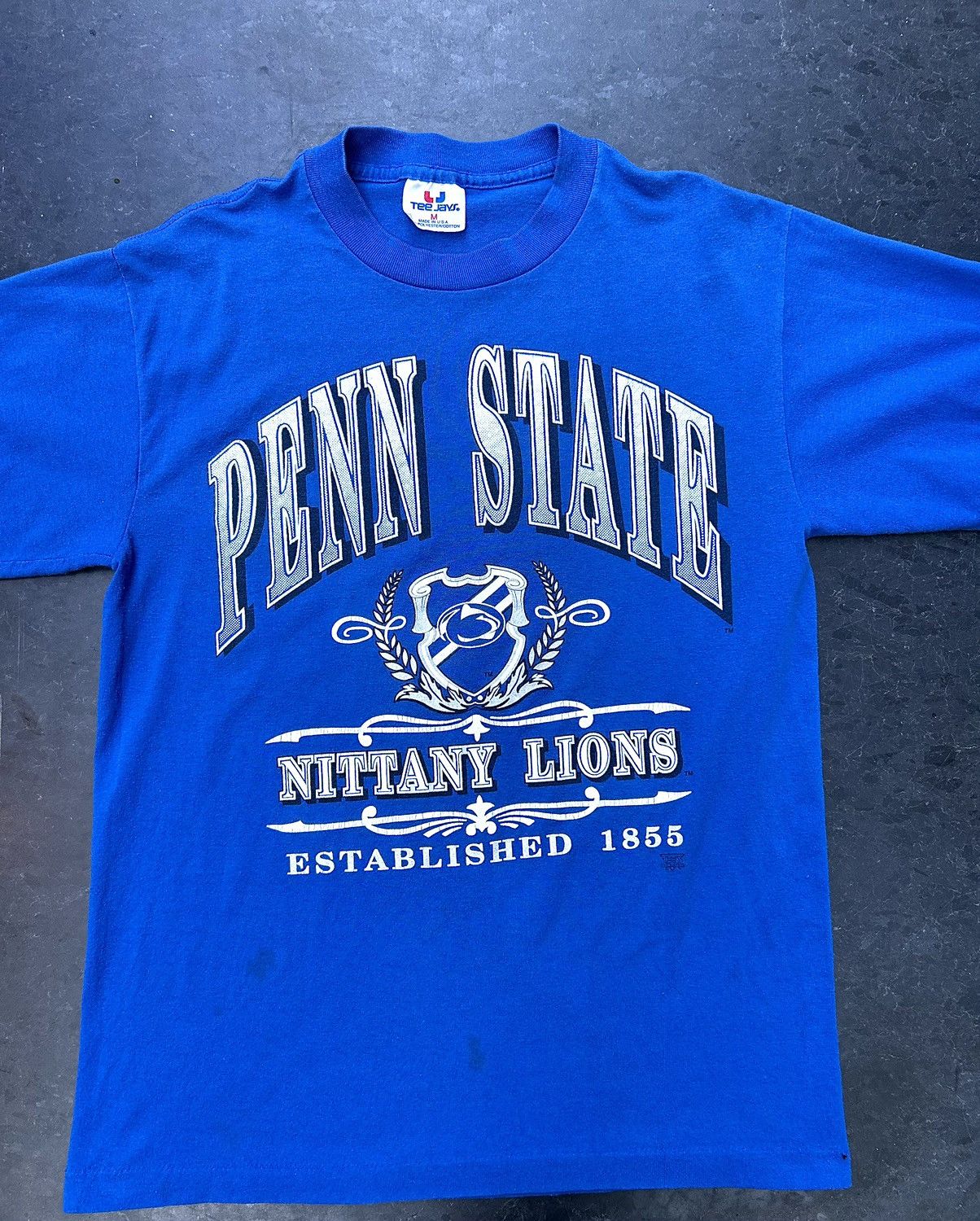 Penn State Nittany Lions T Shirt Vintage 80s Football Jersey NCAA University store