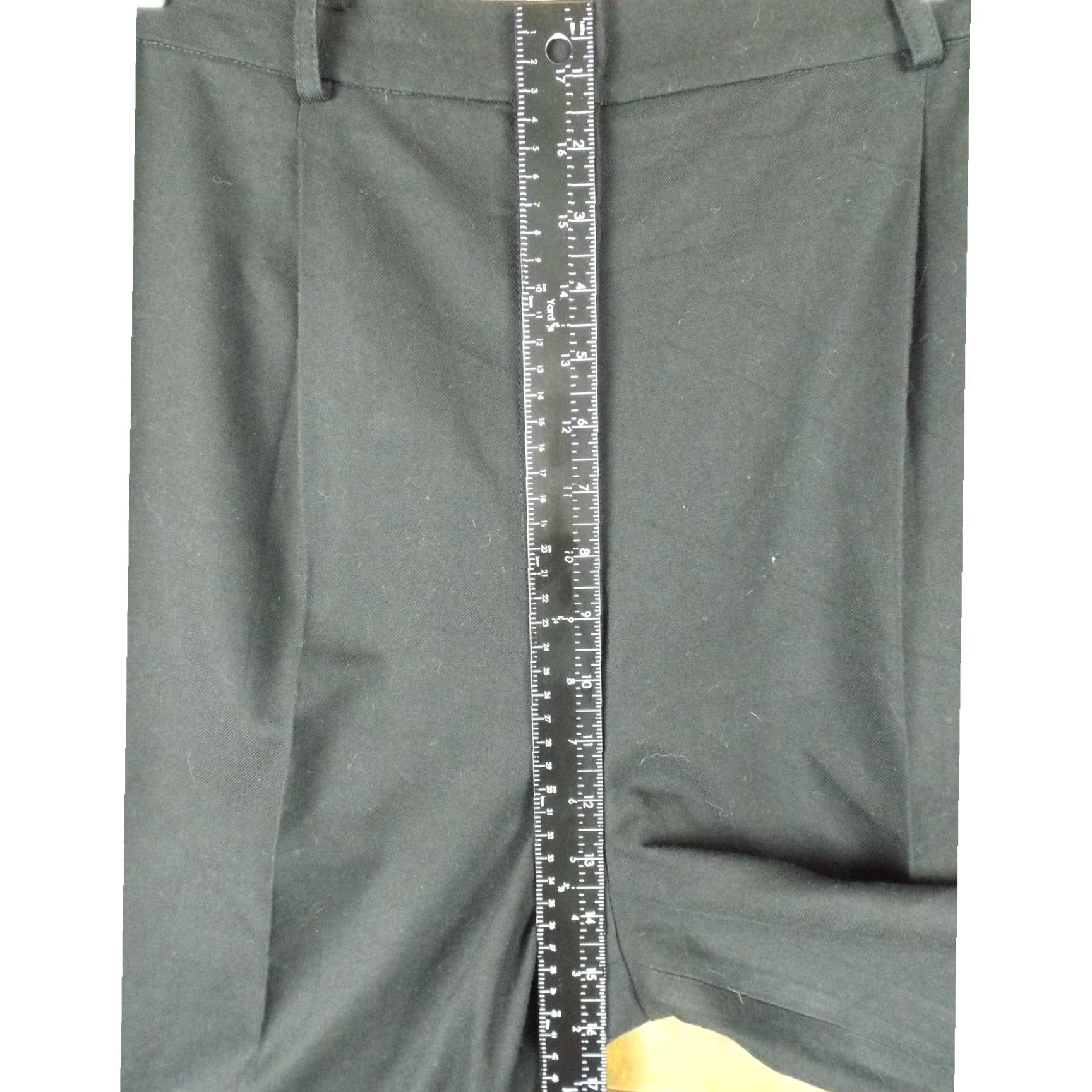 Eddie Bauer Eddie Bauer Womens Pants Black Pleated Front Classic Fit High Rise Stretch 16 Pants Women's Size 16 Plus Rise High Modern Workwear Size 24" / US 00 / IT 34 - 5 Thumbnail