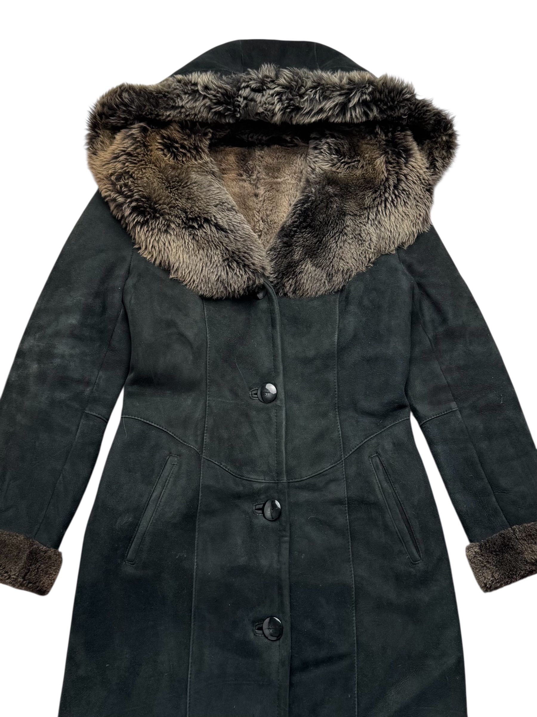 Vintage Y2K Real Sheepskin Coat(V409) Size S / US 4 / IT 40 - 2 Thumbnail