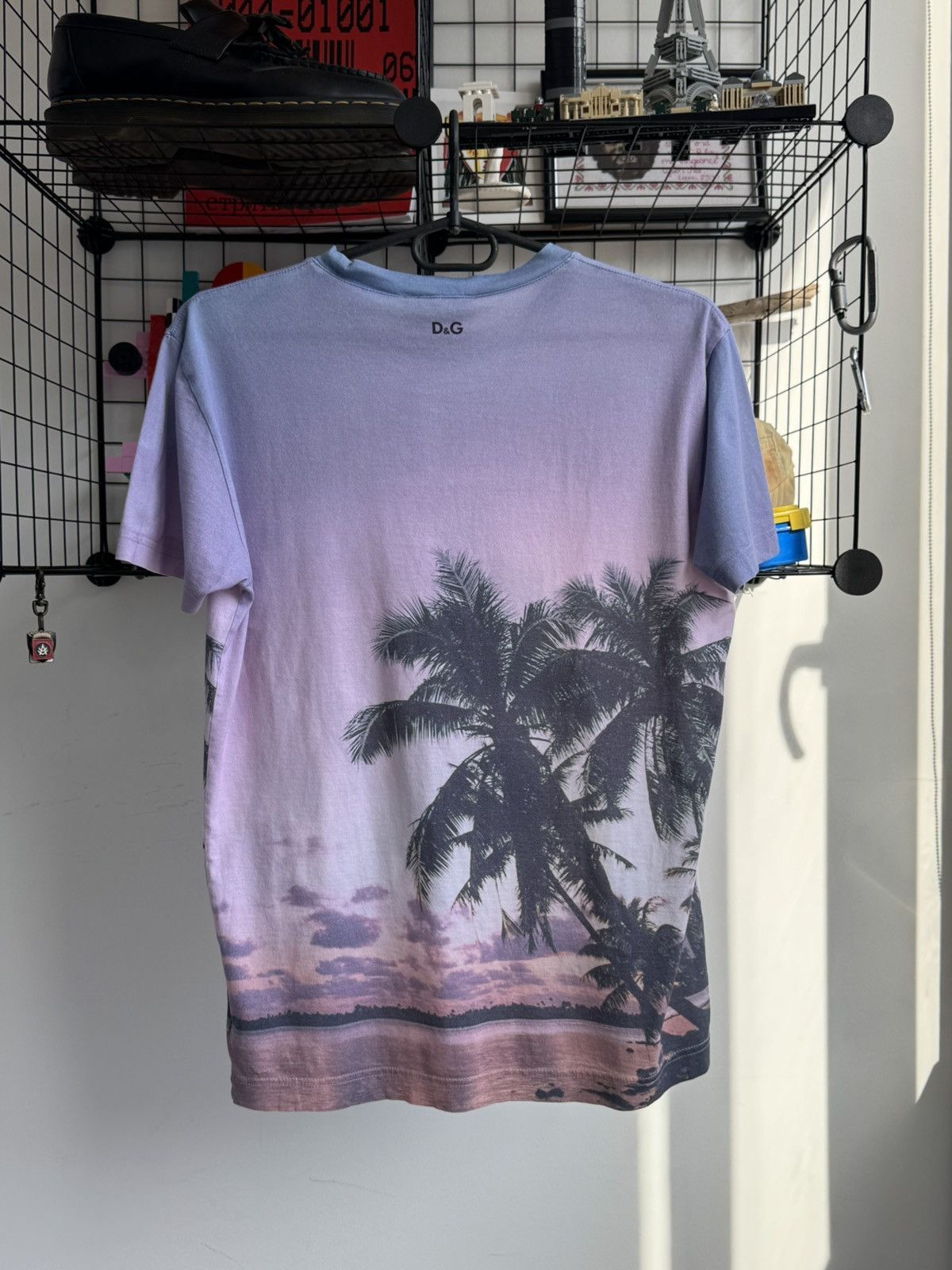 Dolce & Gabbana Vintage Dolce & Gabbana Hawaii Summer Beach Full Print Tee Size L / US 10 / IT 46 - 3 Thumbnail
