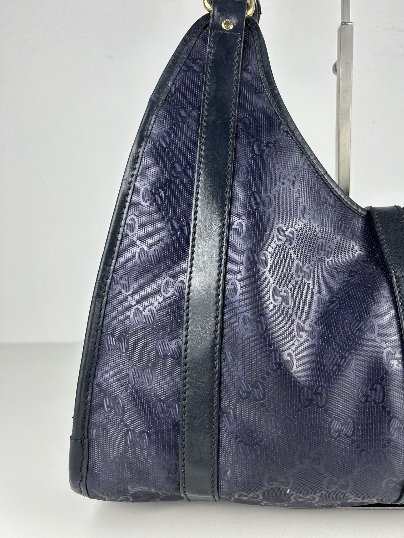 Gucci Gucci Jackie gg monogram coated canvas handbag Size ONE SIZE - 12 Thumbnail