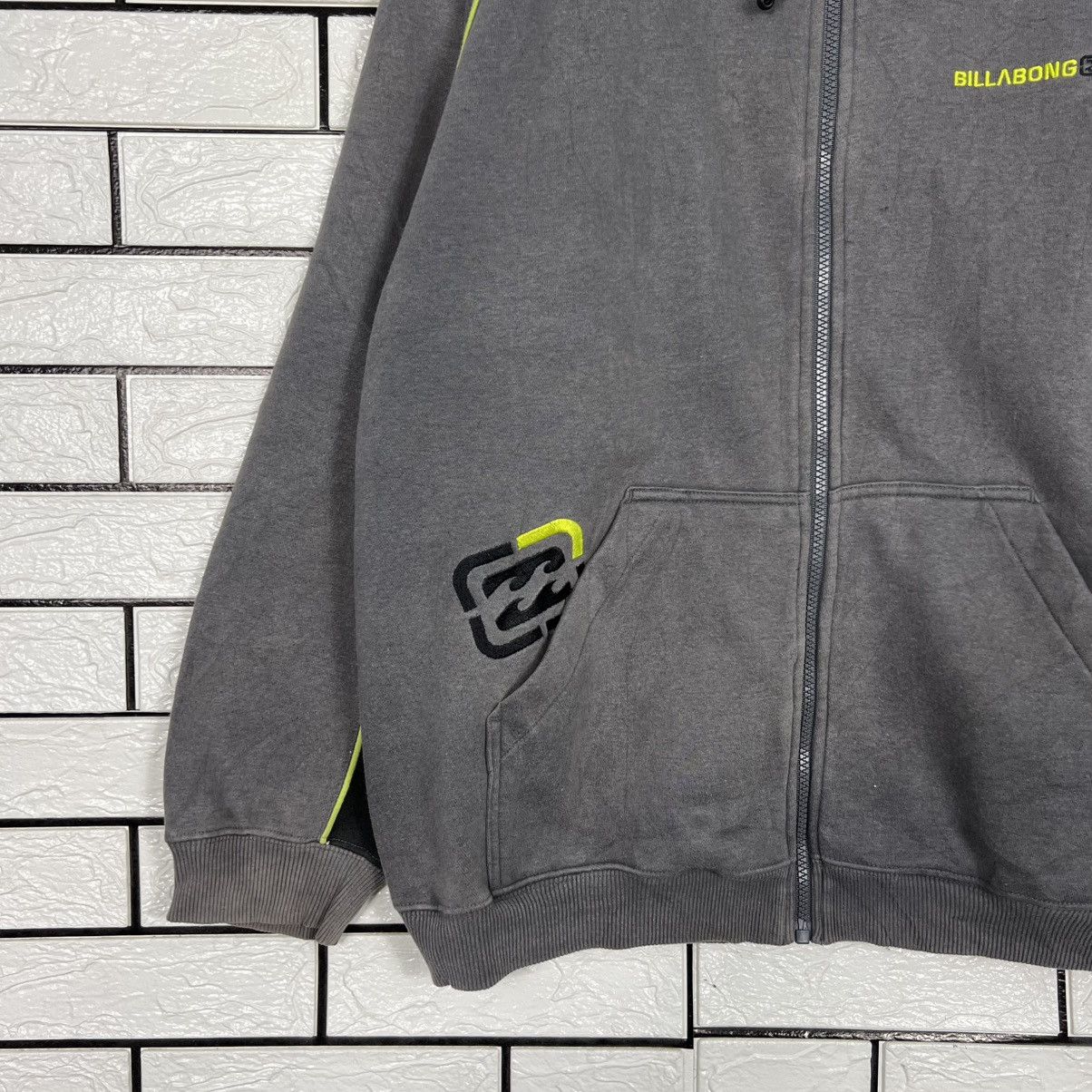 Billabong BILLABONG Embroidered Small Logo Zipper Hoodies #4208-C192 Size US M / EU 48-50 / 2 - 6 Thumbnail