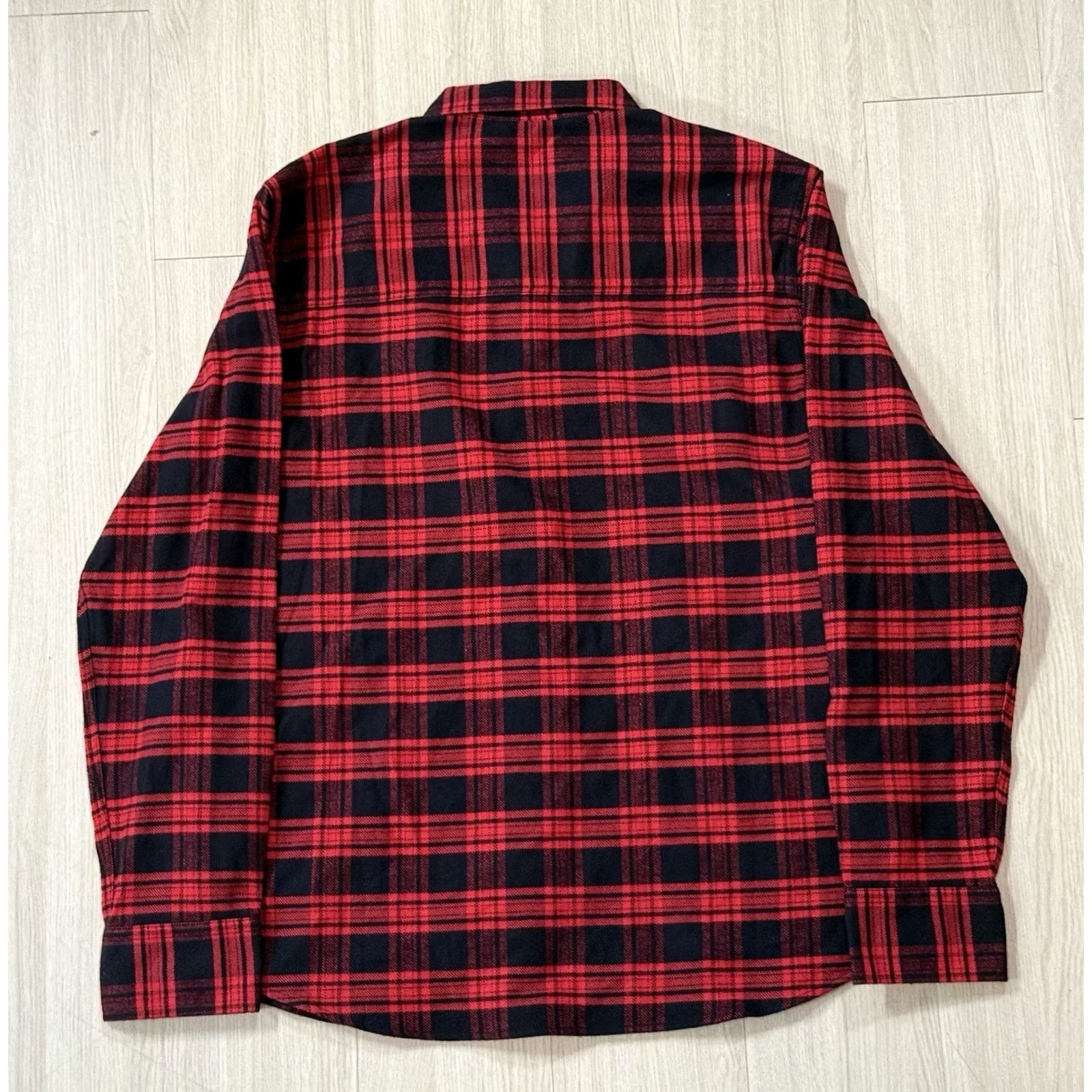 Tecovas Tecovas Ranch Wear Flannel Overshirt Large Buffalo Plaid Shirt Button-Up Chest Pockets Multicolor Cotton Western Cowboy USA L Regular NWT Size US L / EU 52-54 / 3 - 2 Thumbnail