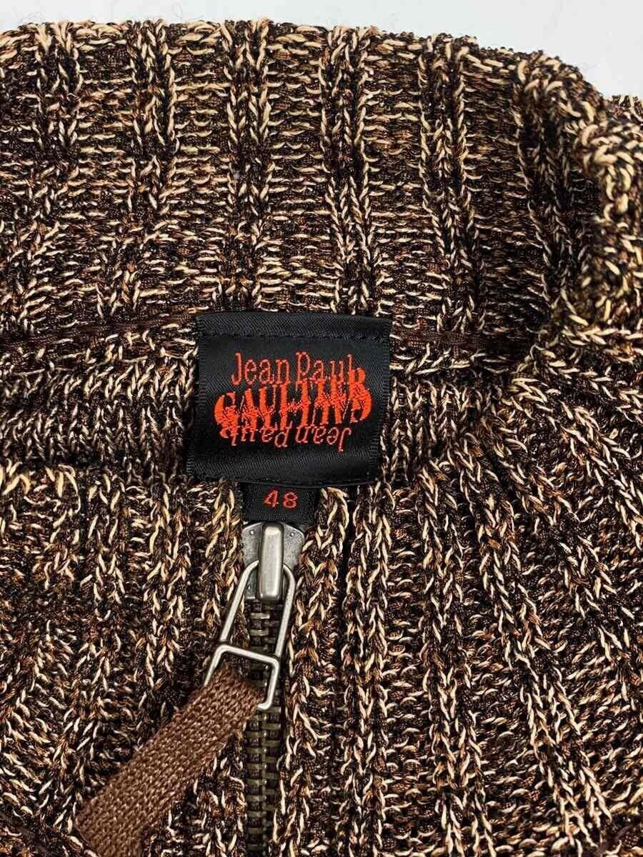 Jean Paul Gaultier Stitch Pattern Full Zip Knit Sweater Size US M / EU 48-50 / 2 - 5 Thumbnail