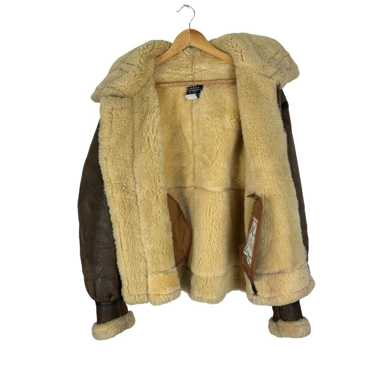 Avirex ☀️80s AVIREX LIMITED SHEEPSKIN B3 LEATHER JACKET Size US M / EU 48-50 / 2 - 8 Thumbnail