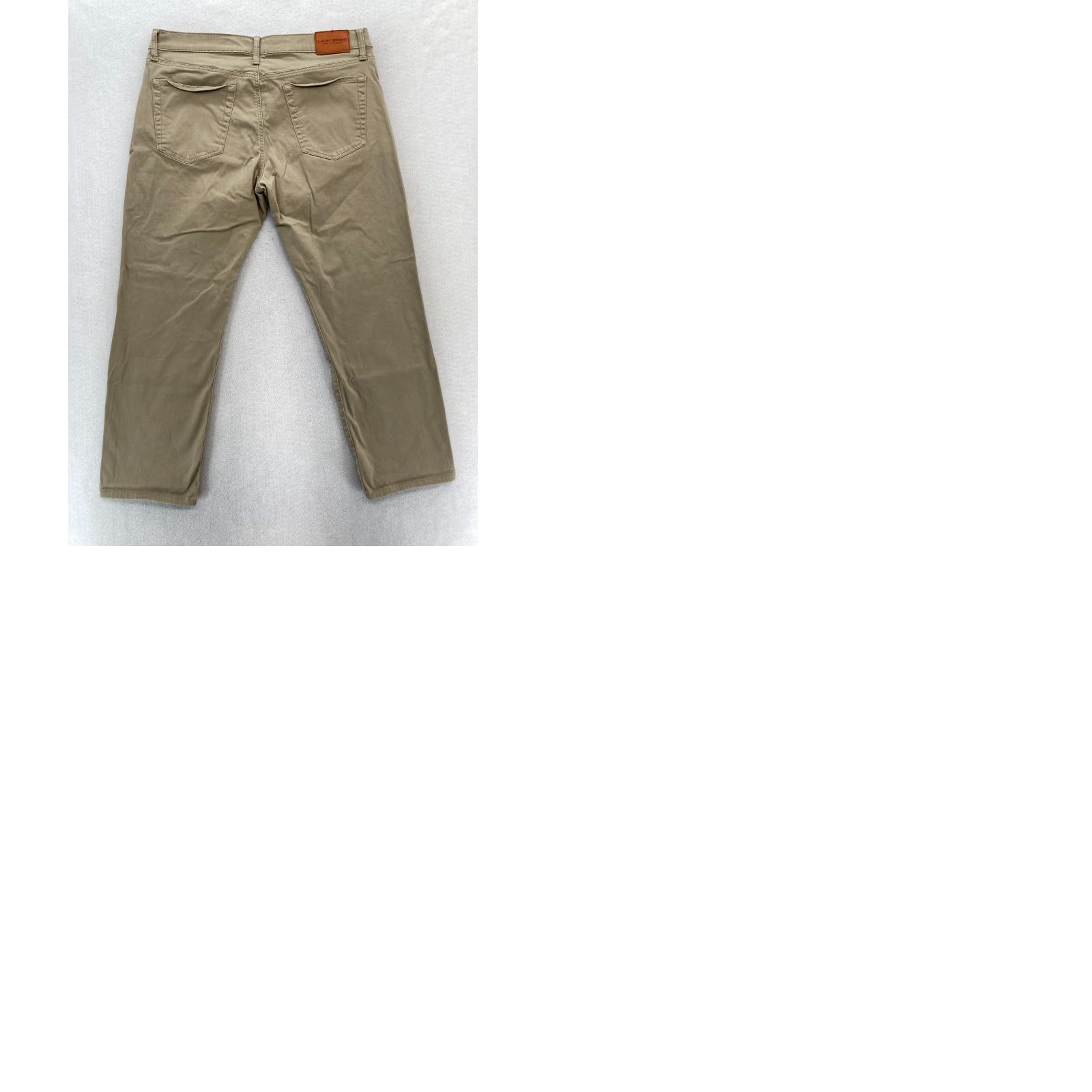 Lucky Brand Lucky Brand 121 Slim Pants Mens 36x27 Brown Stretch Fabric Chino Straight Leg Size US 36 / EU 52 - 10 Thumbnail