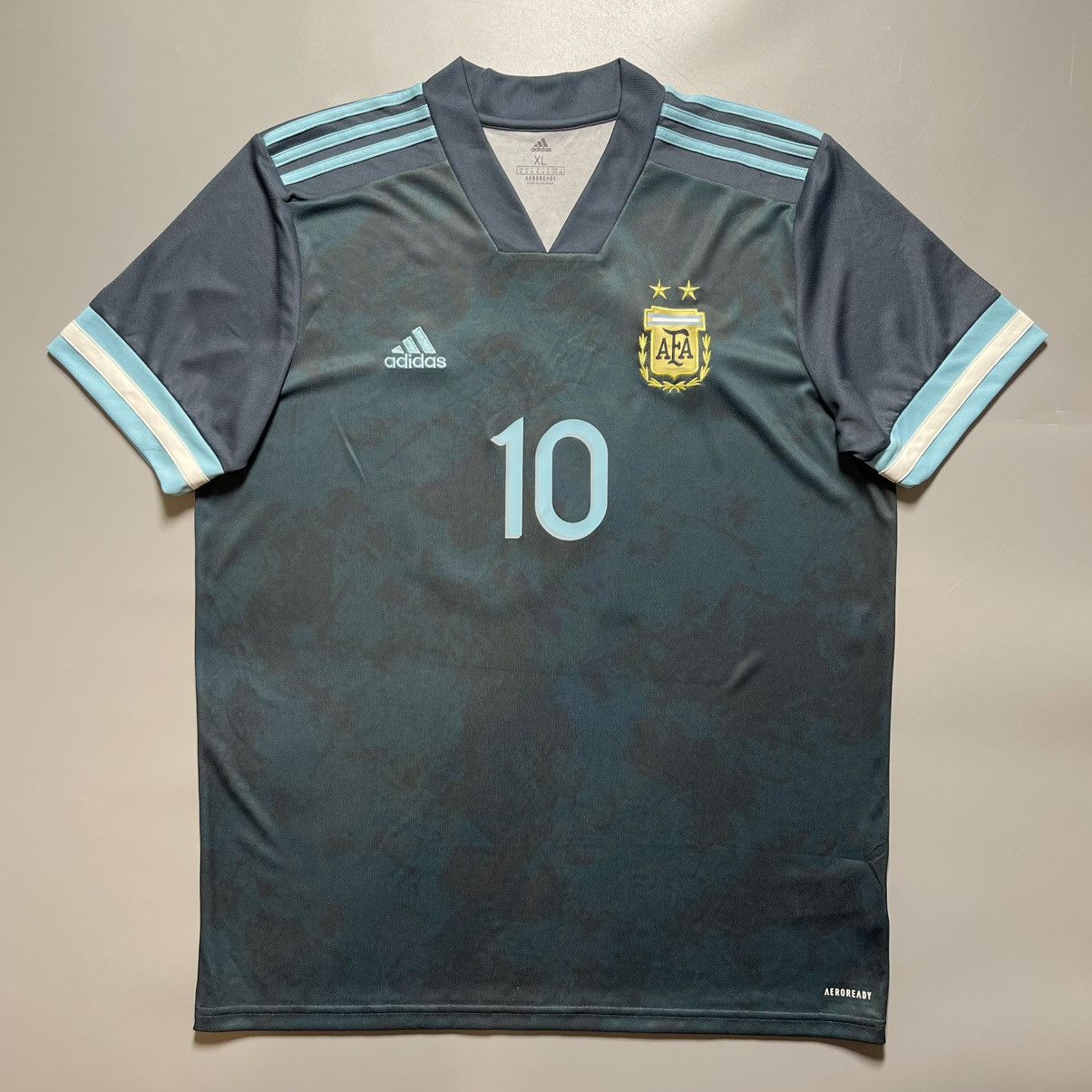 Adidas × Vintage ARGENTINA ADIDAS 2019/2020 FOOTBALL AWAY JERSEY #10 MARADONA Size US XL / EU 56 / 4 - 2 Thumbnail