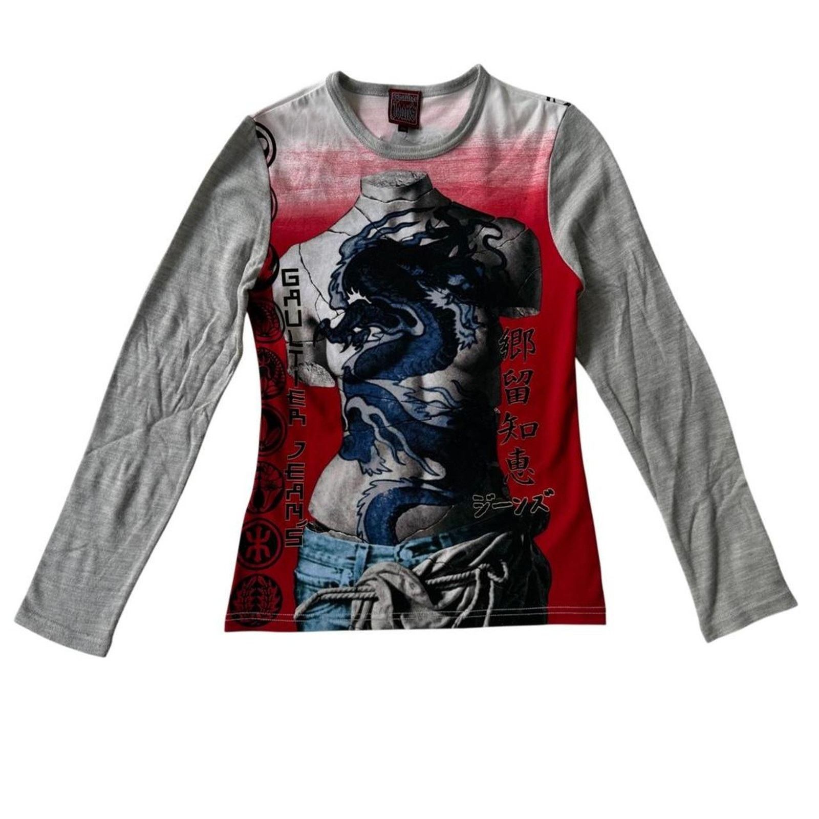 Jean Paul Gaultier Jean Paul Gaultier Jeans Venus Print Power Top Long Sleeve Size S / US 4 / IT 40 - 1 Thumbnail