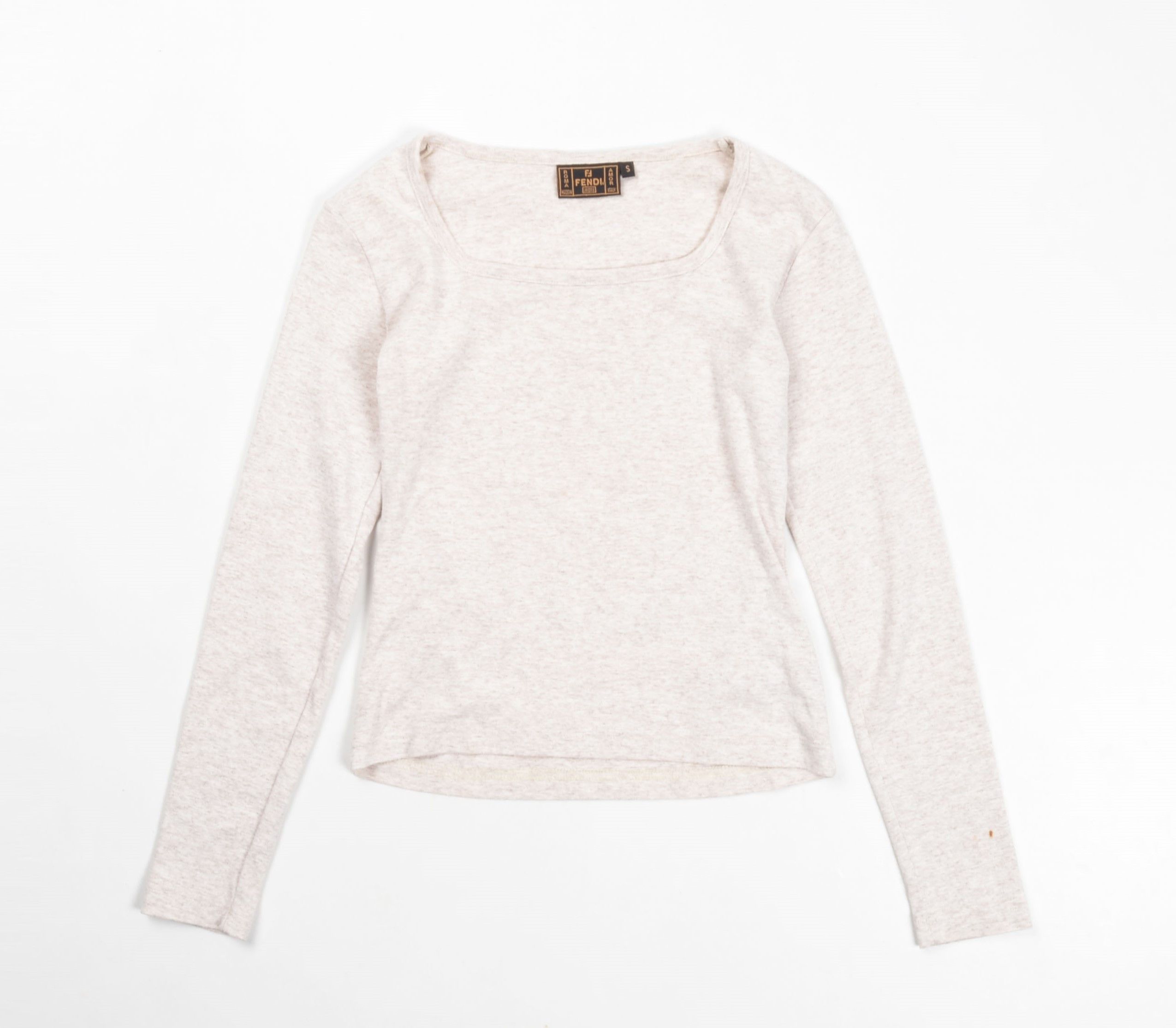 Fendi × Vintage Vintage Fendi Roma Square Neck Long Sleeve Jumper Size S / US 4 / IT 40 - 3 Thumbnail