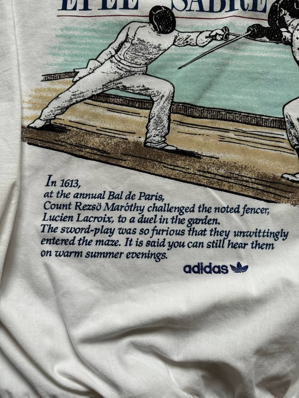 Adidas Vintage 80-90`s Adidas Rare Olympics Pullover Size US M / EU 48-50 / 2 - 4 Thumbnail