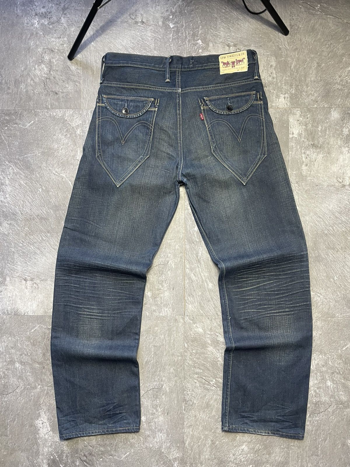 Vintage Levi's 503 Lose Selvedge Jeans Flared Y2k Denim