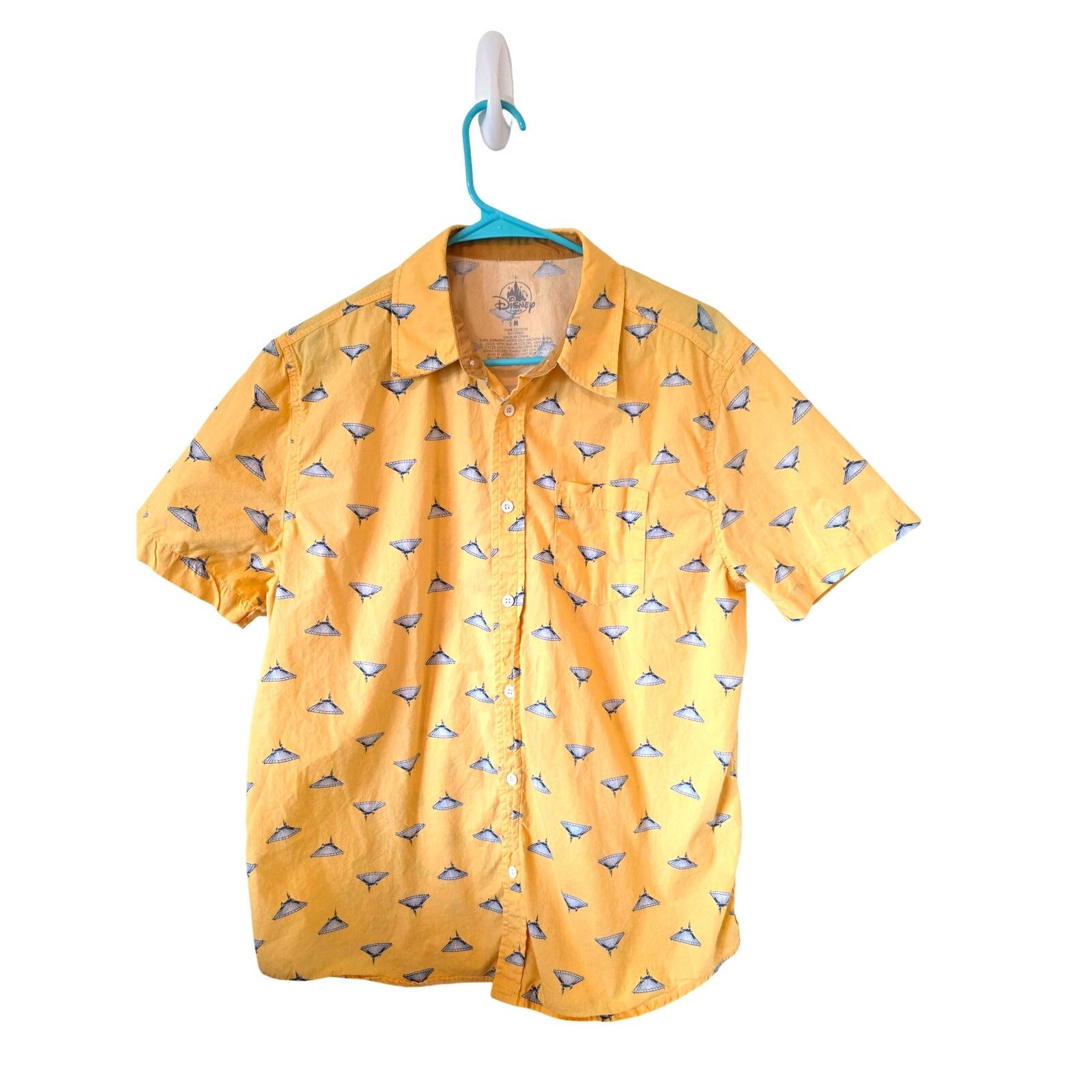 Disney Disney Parks Space Mountain Mens Button Up Shirt Medium Size US M / EU 48-50 / 2 - 2 Thumbnail