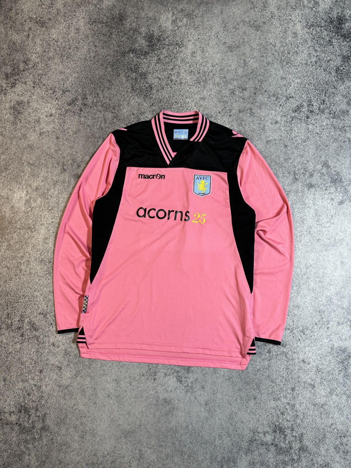 Macron Macron Aston Villa Soccer Jersey Blokecore Style VTg S Rare Size US S / EU 44-46 / 1 - 2 Thumbnail