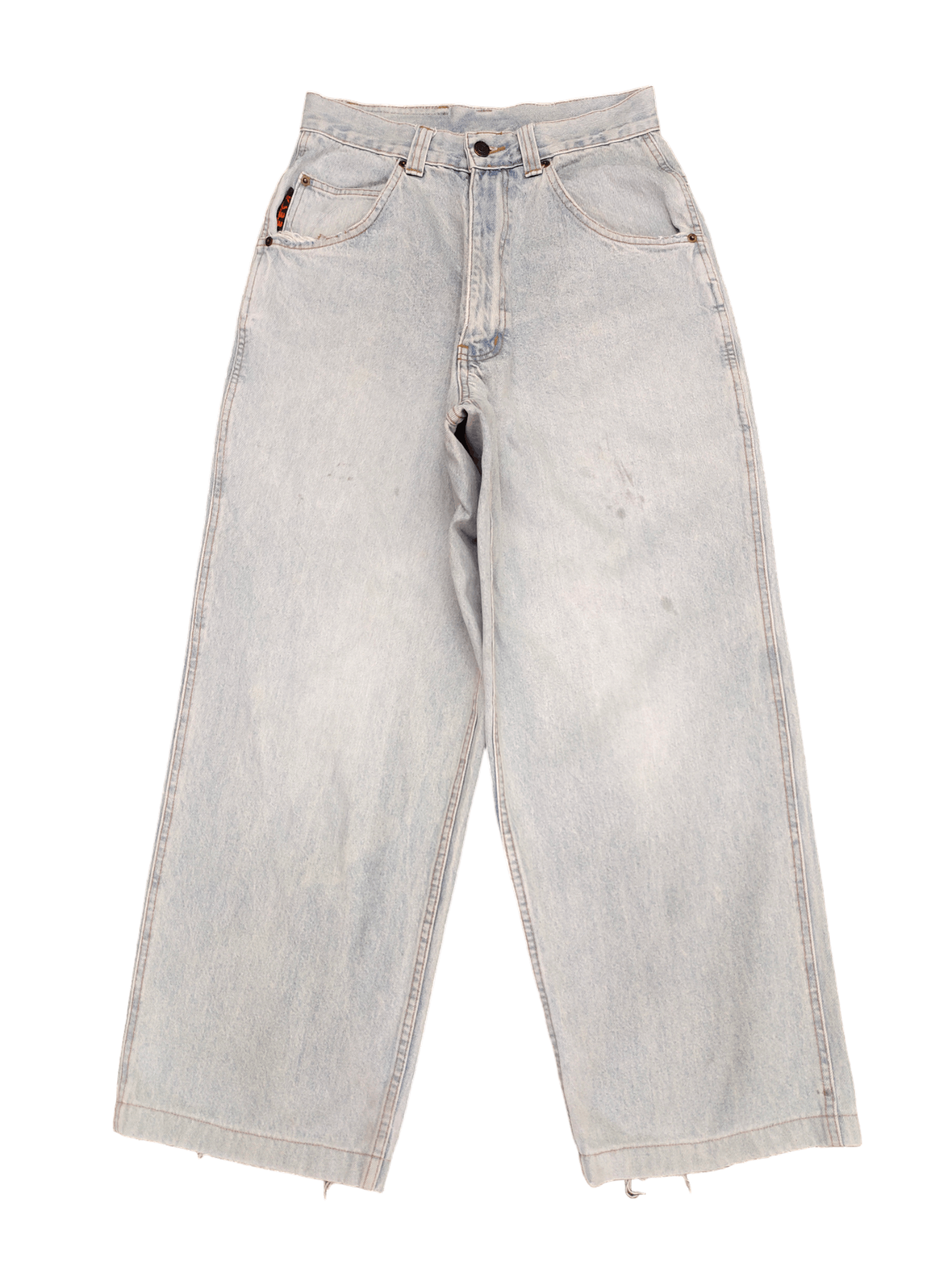 Japanese Brand Vintage Y2k Ksbb Big Pocket Baggy Denim Jnco Ecko Style Size US 29 - 9 Thumbnail