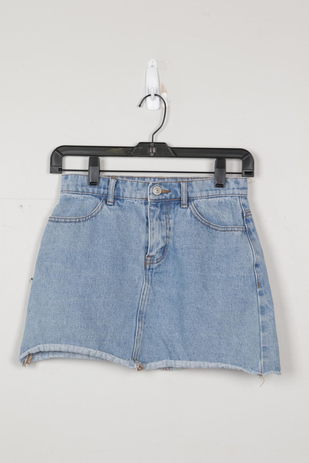John Galliano 00's John Galt California Denim Skirt Size 26" / US 2 / IT 38 - 1 Thumbnail