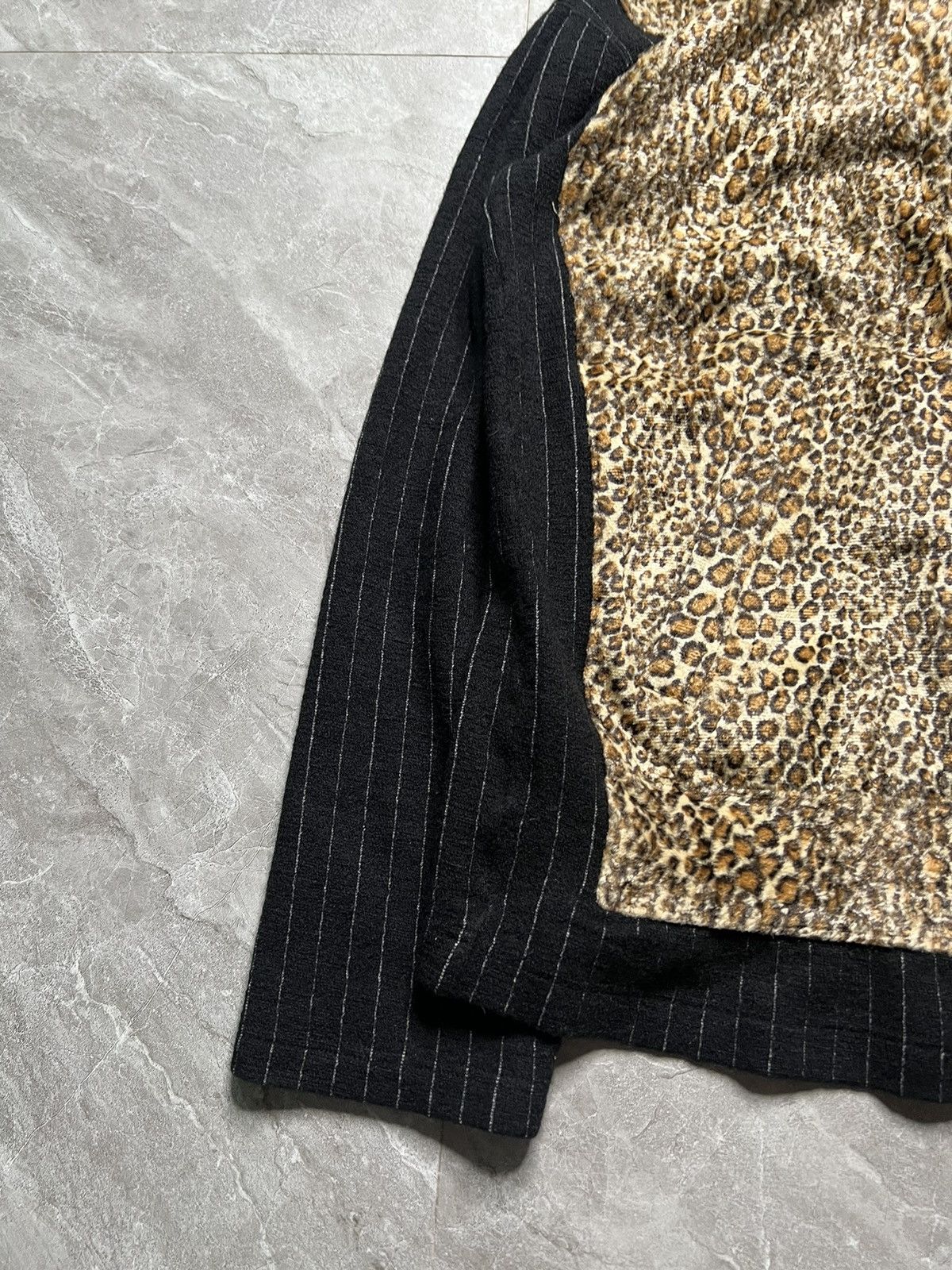 Comme des Garcons Homme Plus CDGHP A/W 09 “fashion Illusion” Leopard Pattern Zip Hoodie Size US M / EU 48-50 / 2 - 4 Thumbnail