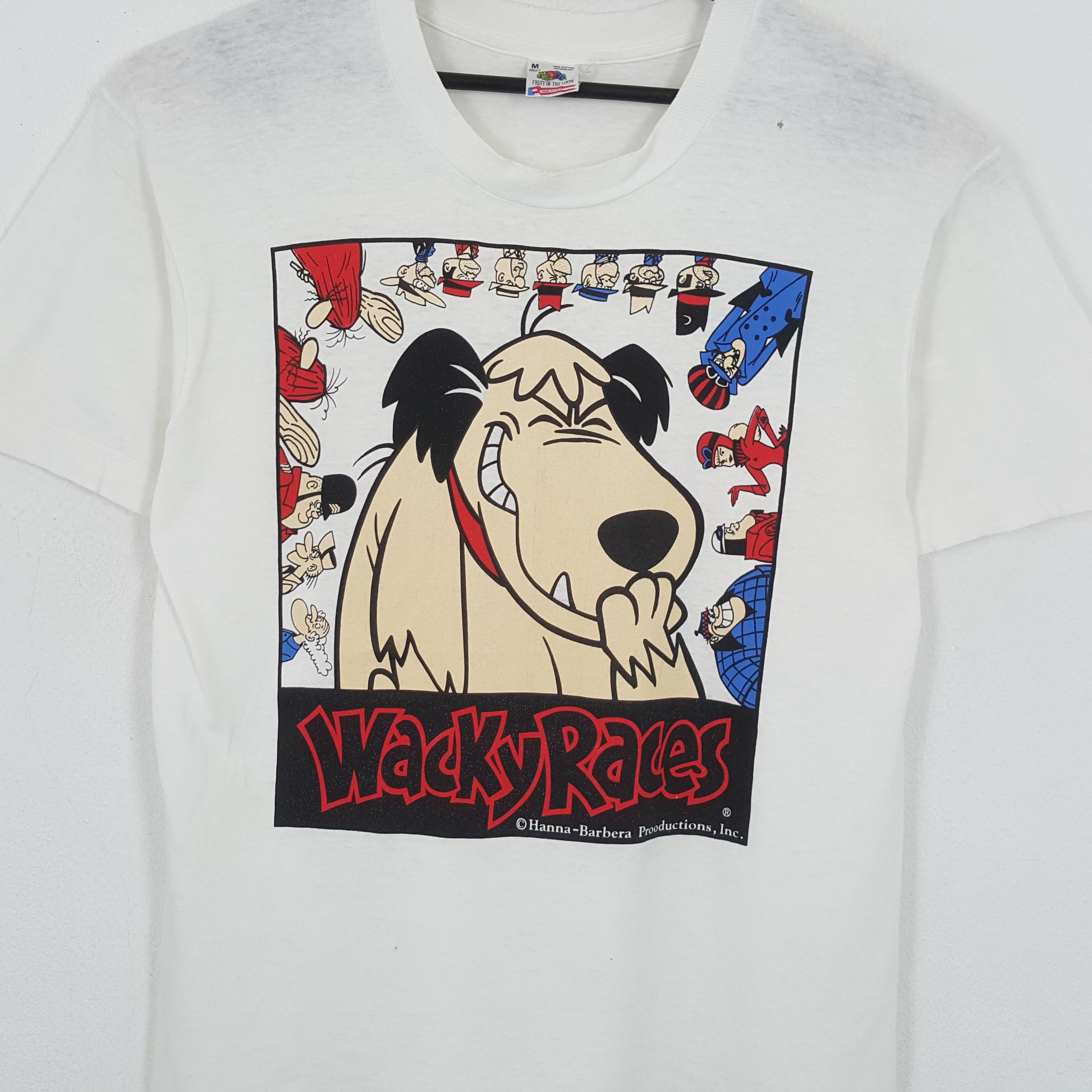 Anime × Cartoon Network × Vintage WACKY RACES American Cartoon Vintage Tshirt Size US M / EU 48-50 / 2 - 2 Thumbnail